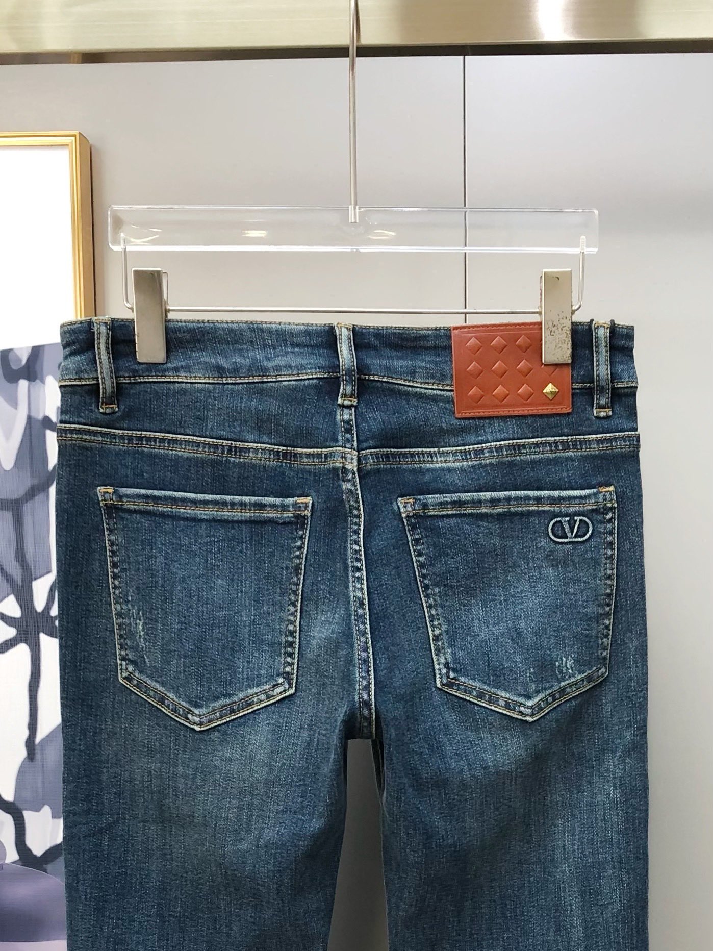 Valentino Male Jeans Cotton Slim Fit L