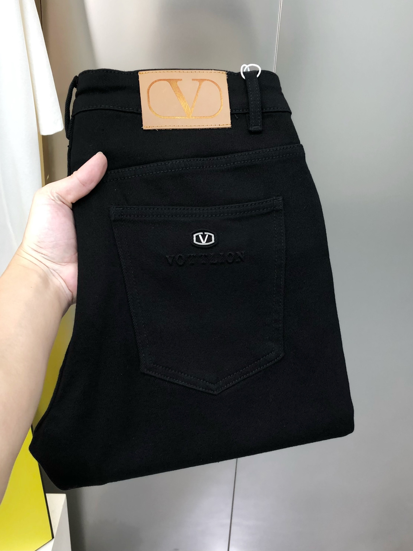 Valentino Male Jeans Cotton Fleece Lined L