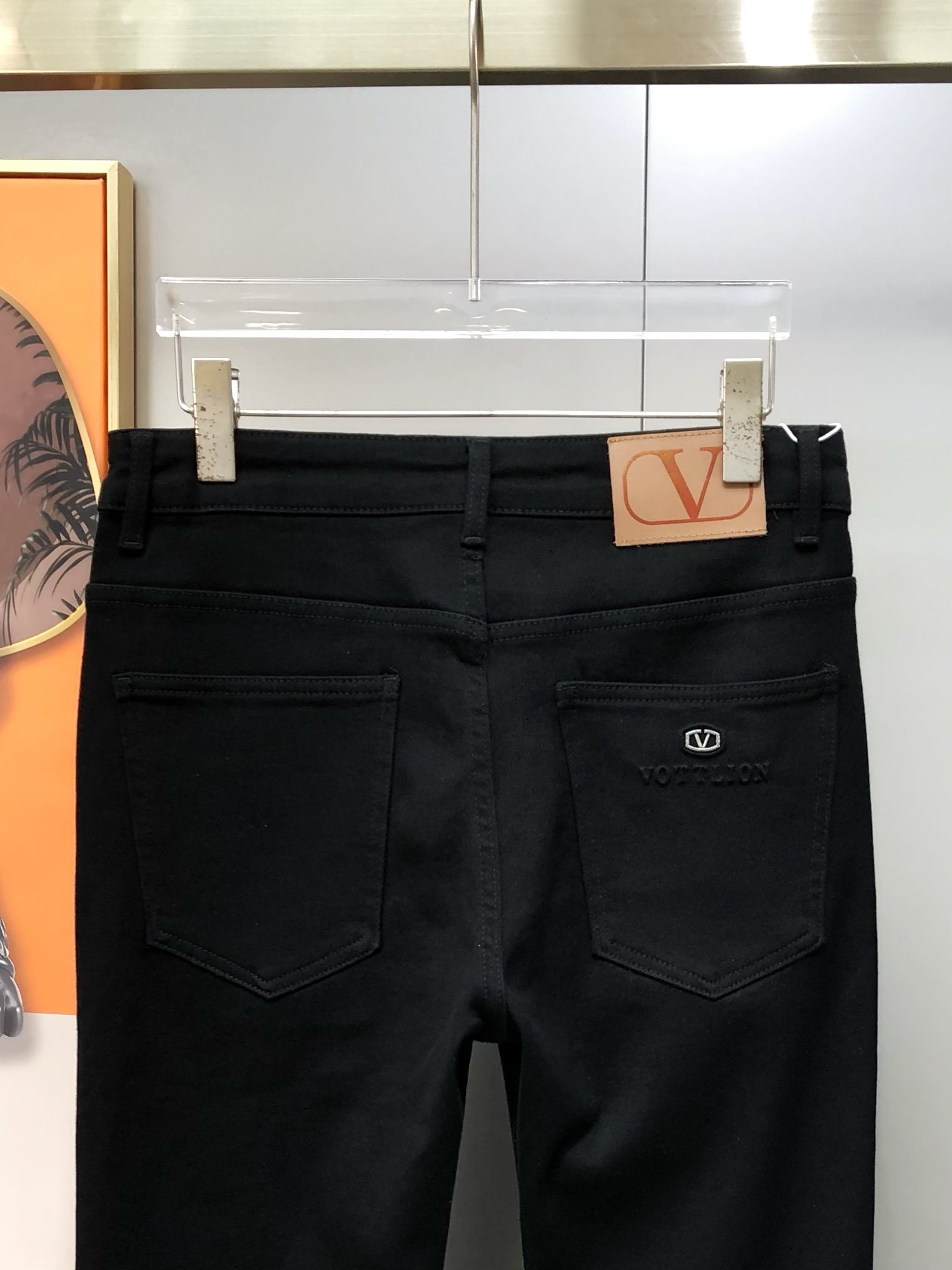 Valentino Male Jeans Cotton Fleece Lined L