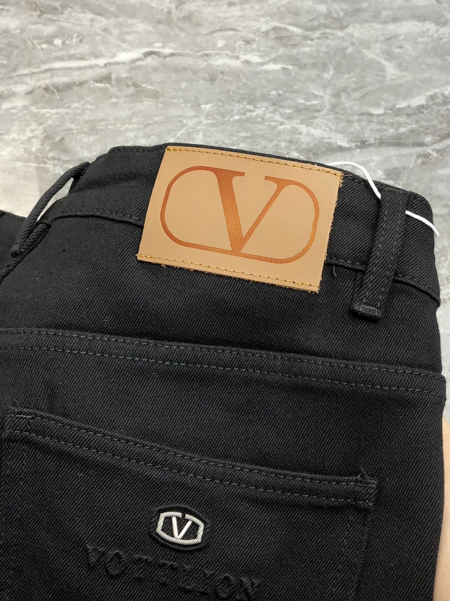 Valentino Male Jeans Cotton Fleece Lined L