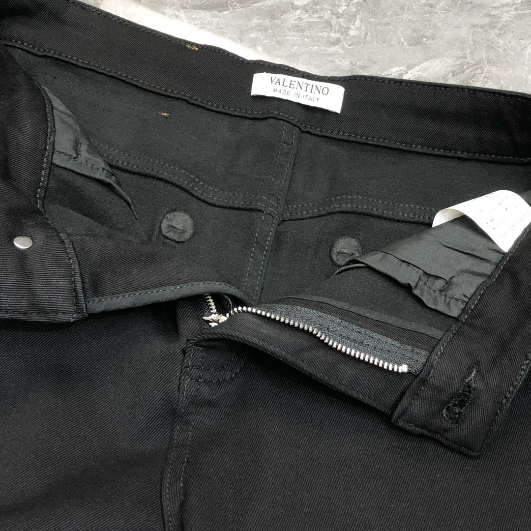 Valentino Male Jeans Cotton Fleece Lined L