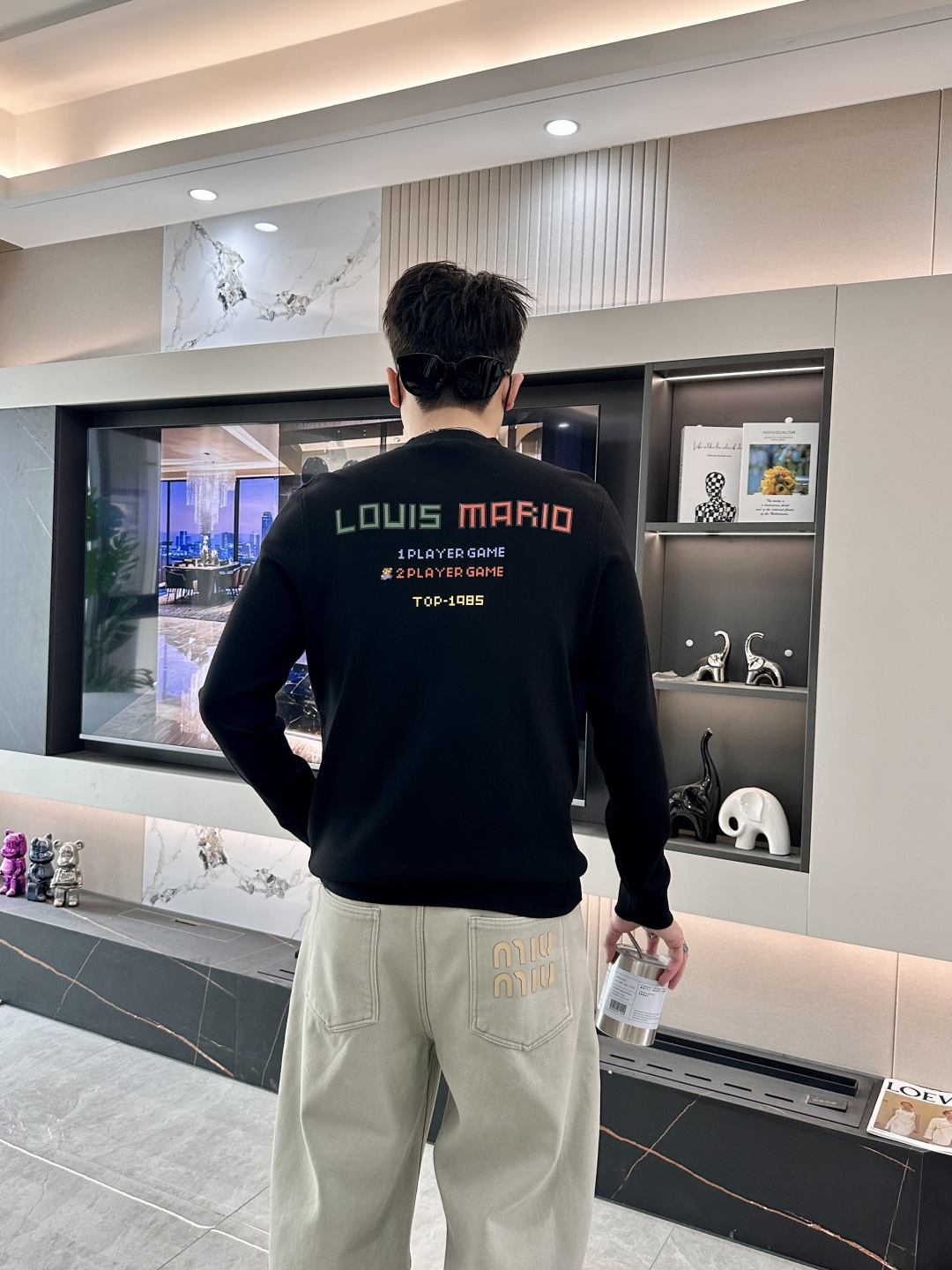 Louis Vuitton Jacket Knitted Printed M-l-xxxl