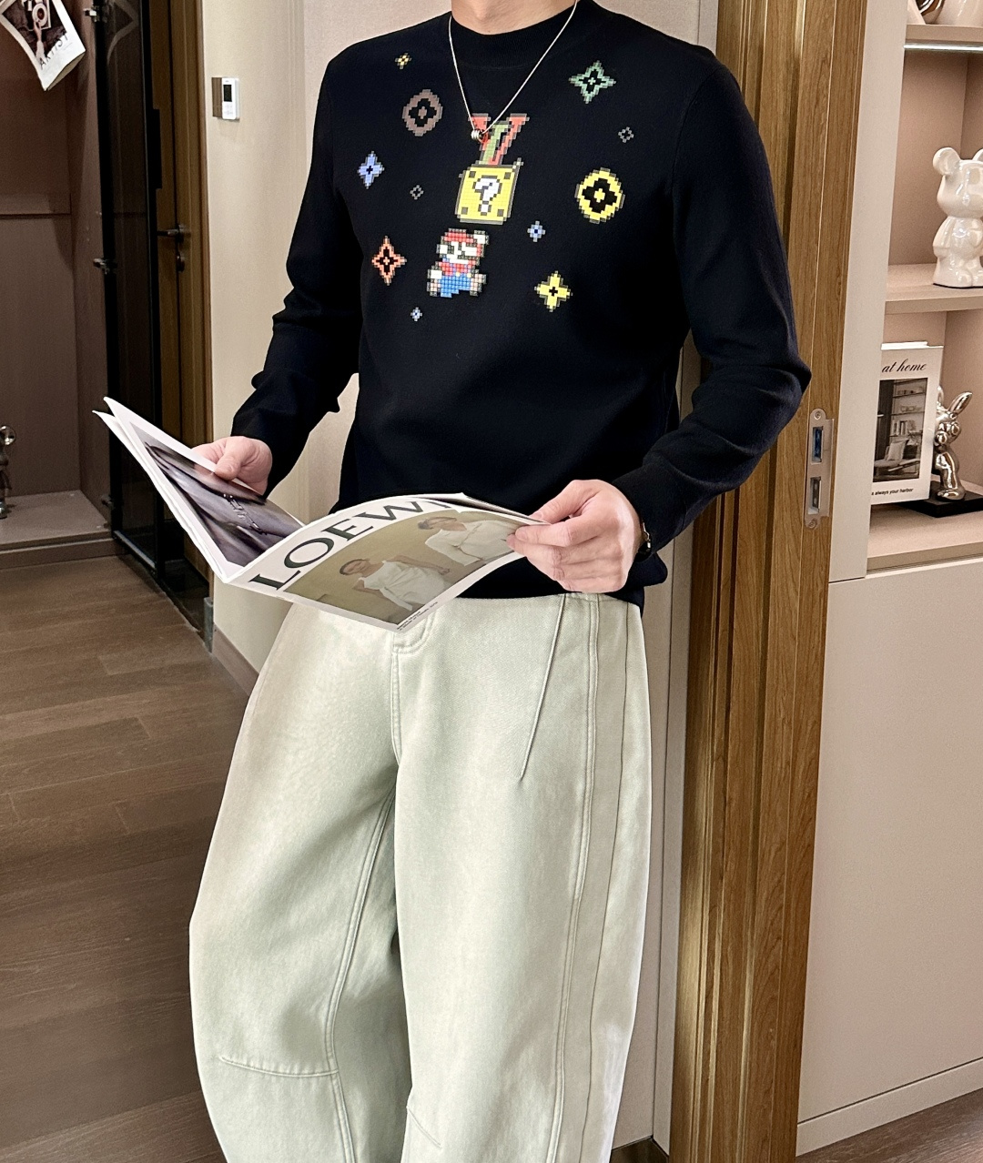 Louis Vuitton Jacket Knitted Printed M-l-xxxl