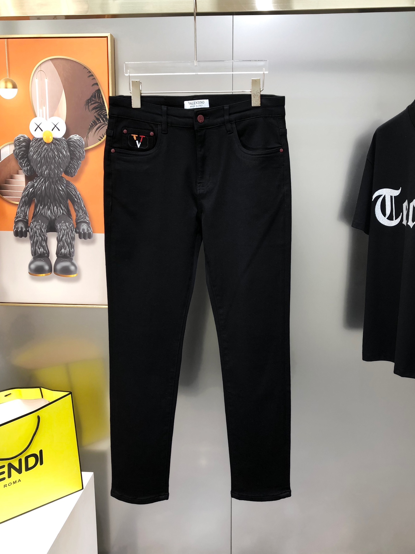 Valentino Male Jeans Cotton Slim Fit L