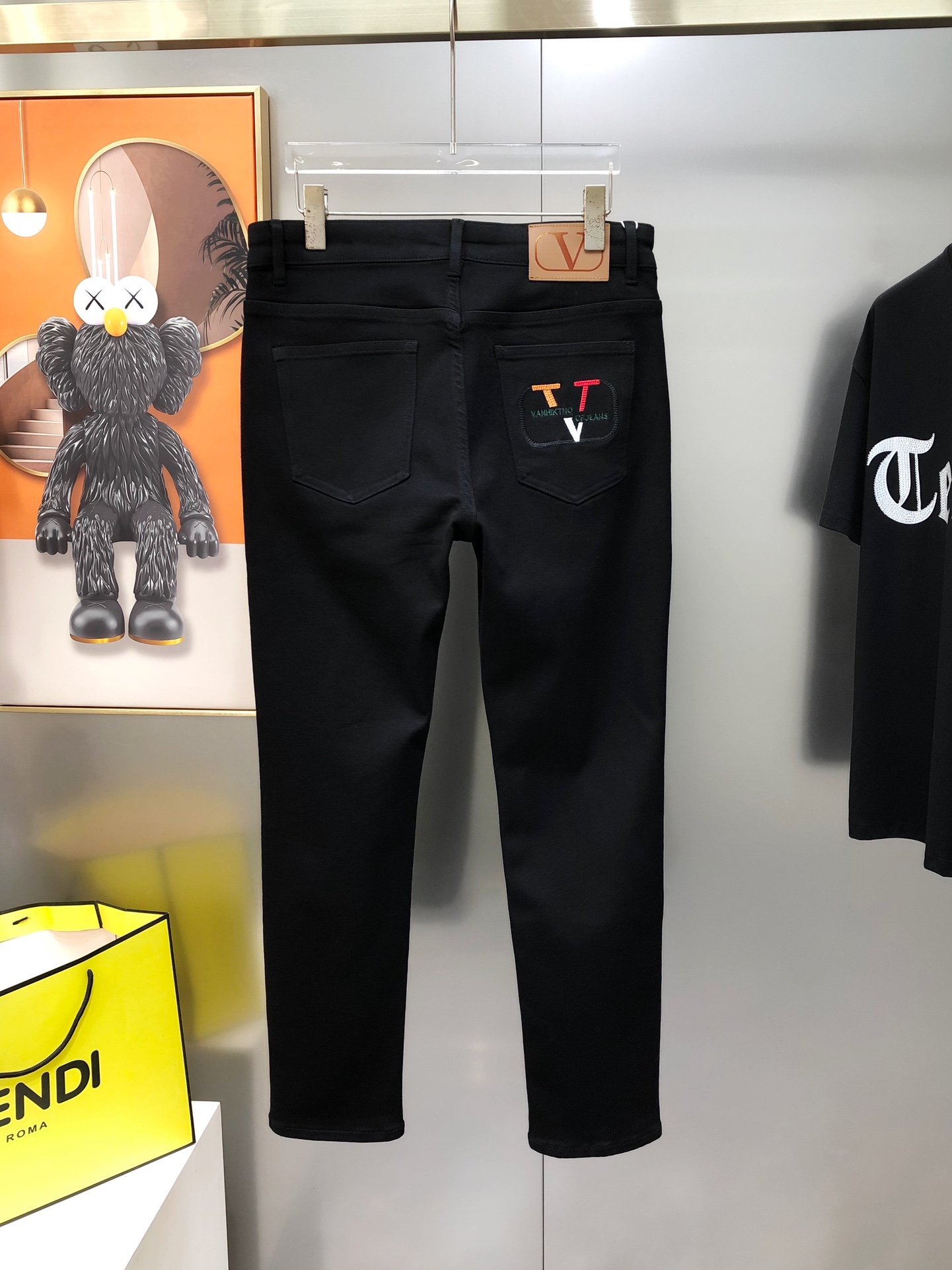 Valentino Male Jeans Cotton Slim Fit L