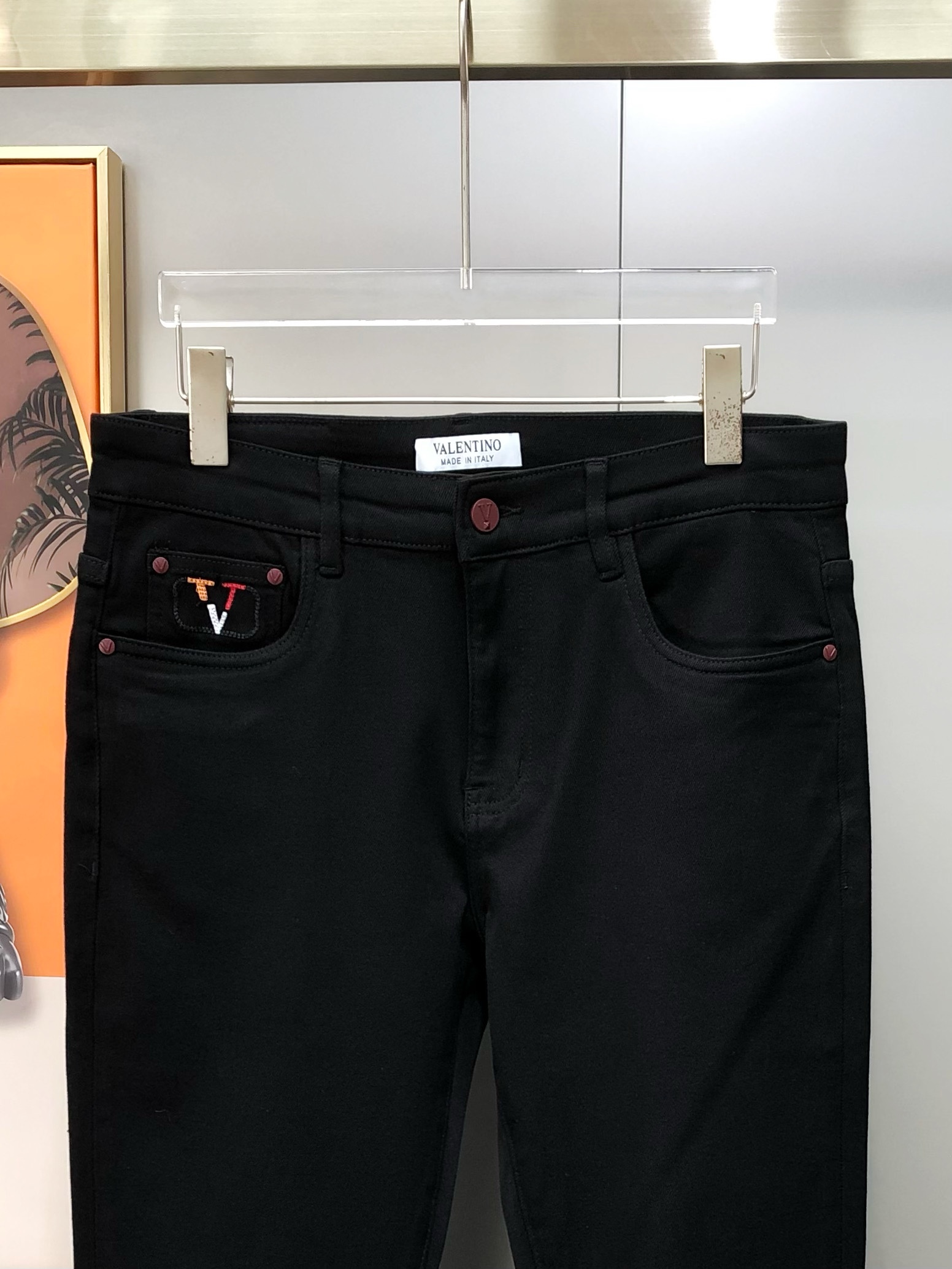 Valentino Male Jeans Cotton Slim Fit L