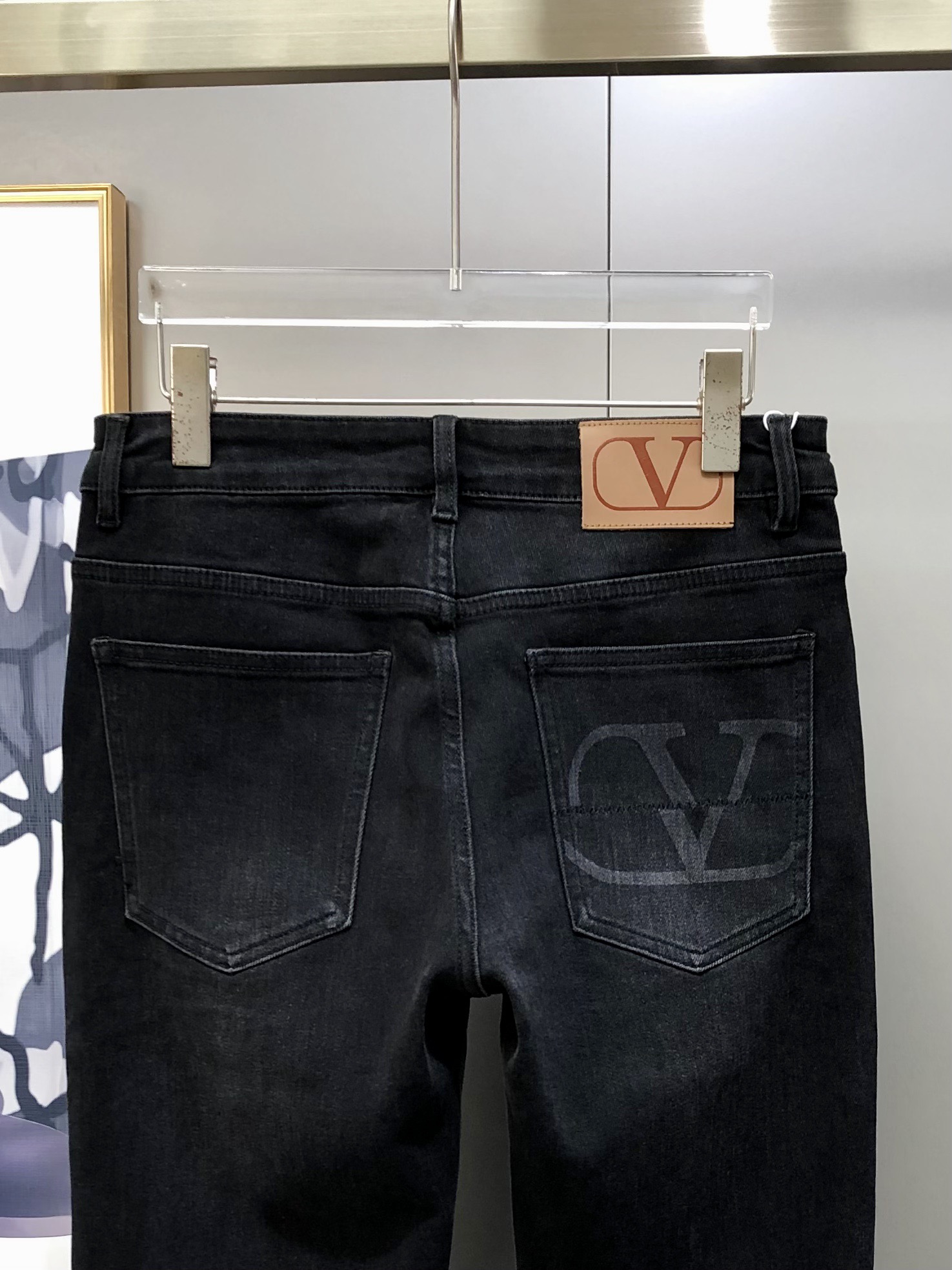 Valentino Male Jeans Cotton Printed L