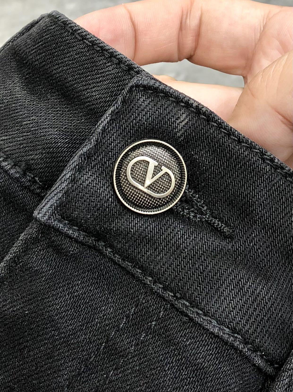 Valentino Male Jeans Cotton Printed L