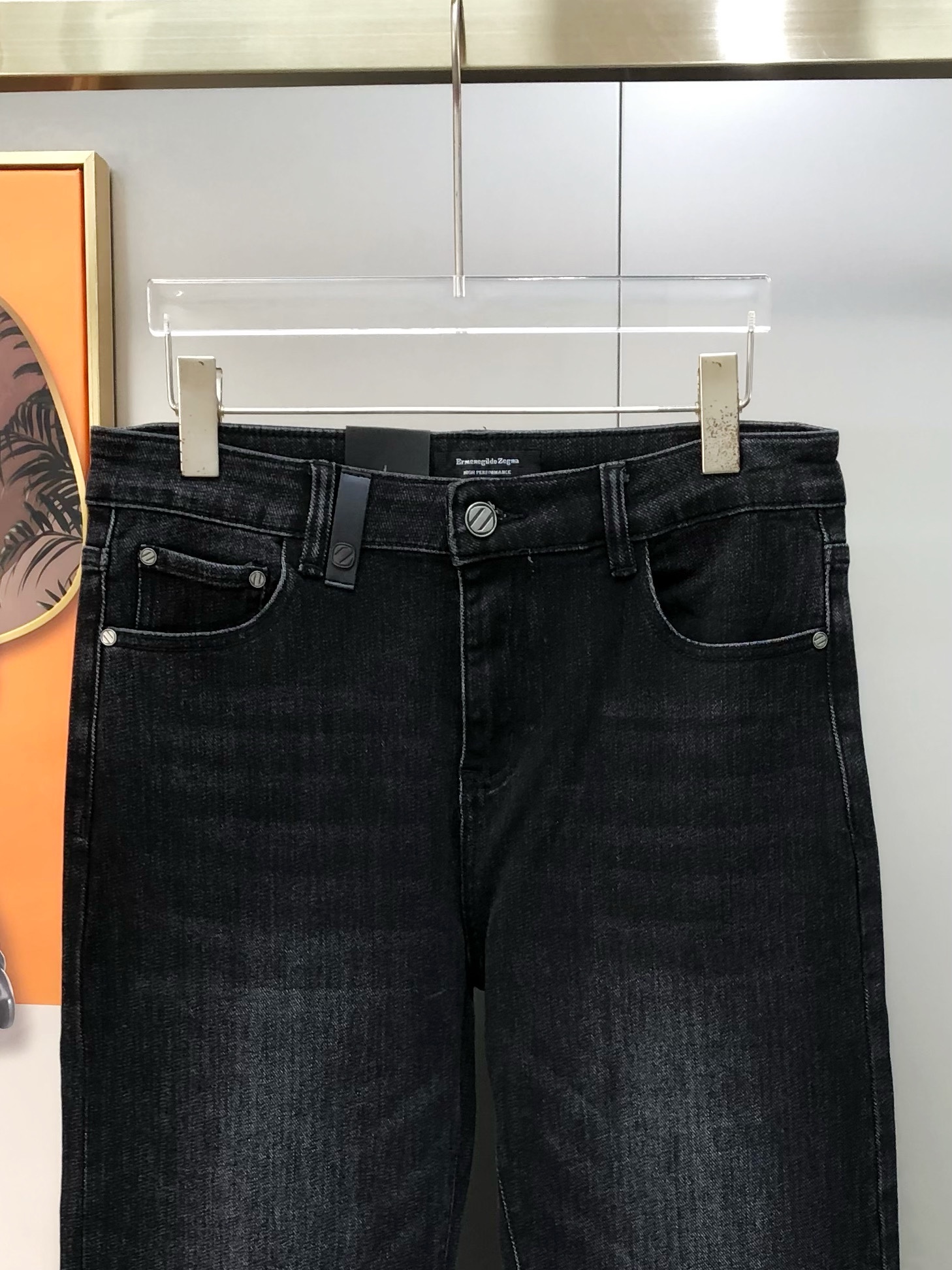 Ermenegildo Zegna Male Jeans Cotton Loose Fit L-38