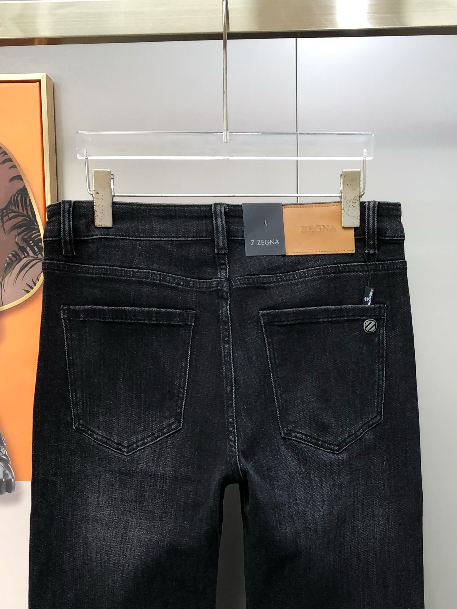 Ermenegildo Zegna Male Jeans Cotton Loose Fit L-38