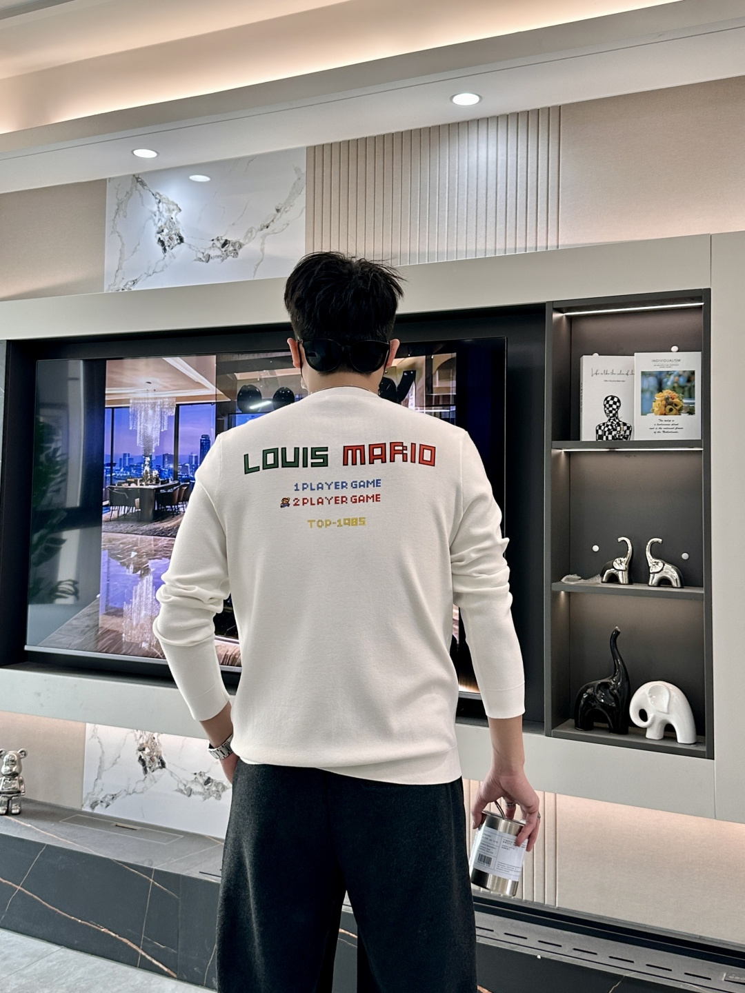 Louis Vuitton Jacket Knitted Printed M-l-xxxl