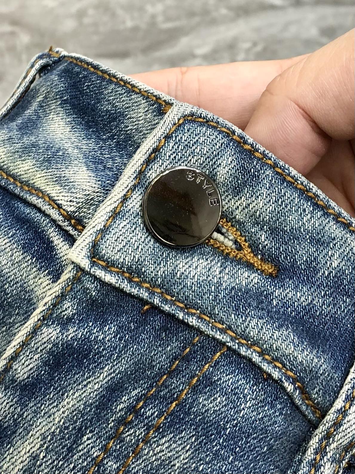 Male Jeans Cotton Slim Fit L