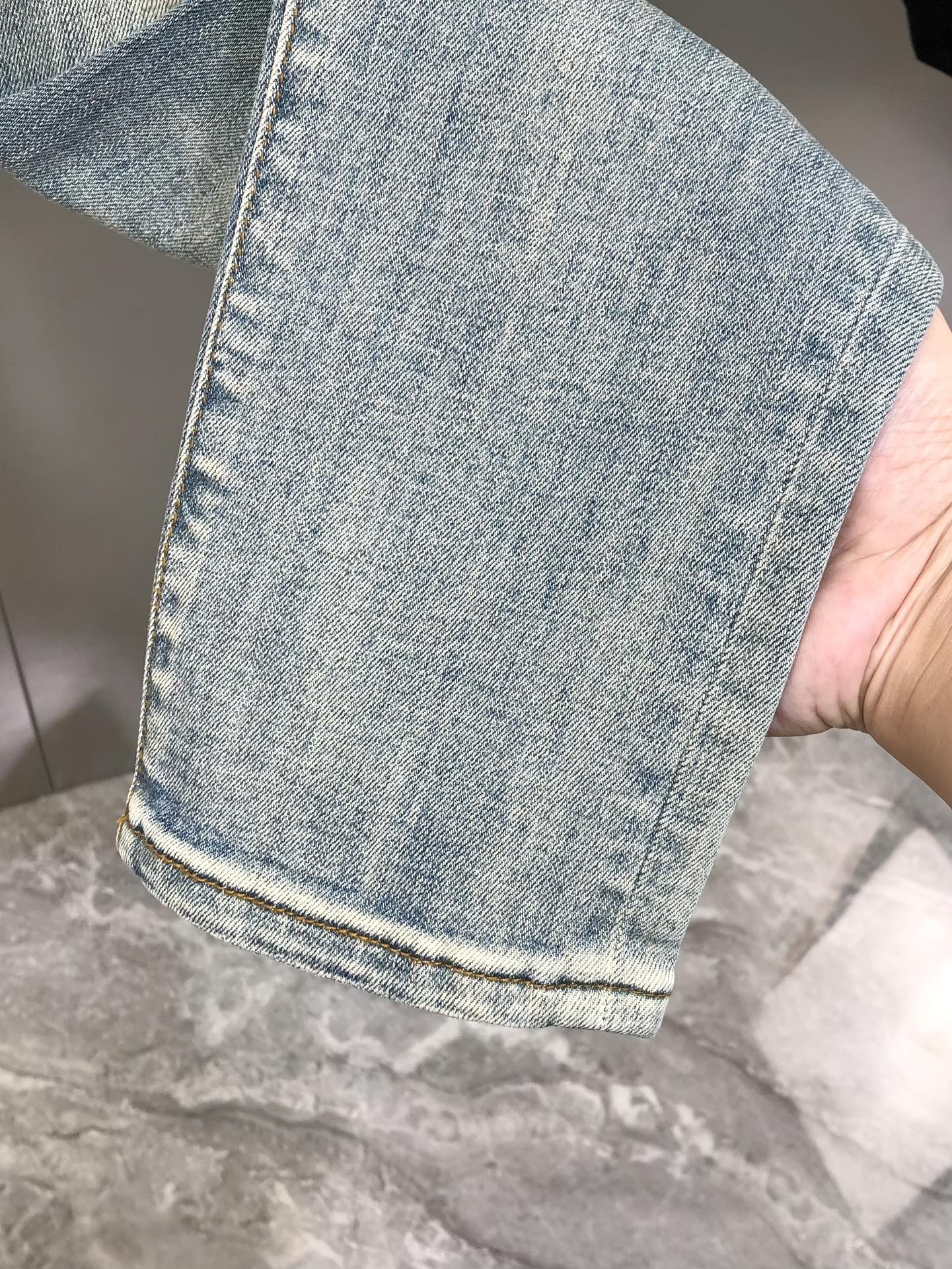 Male Jeans Cotton Slim Fit L