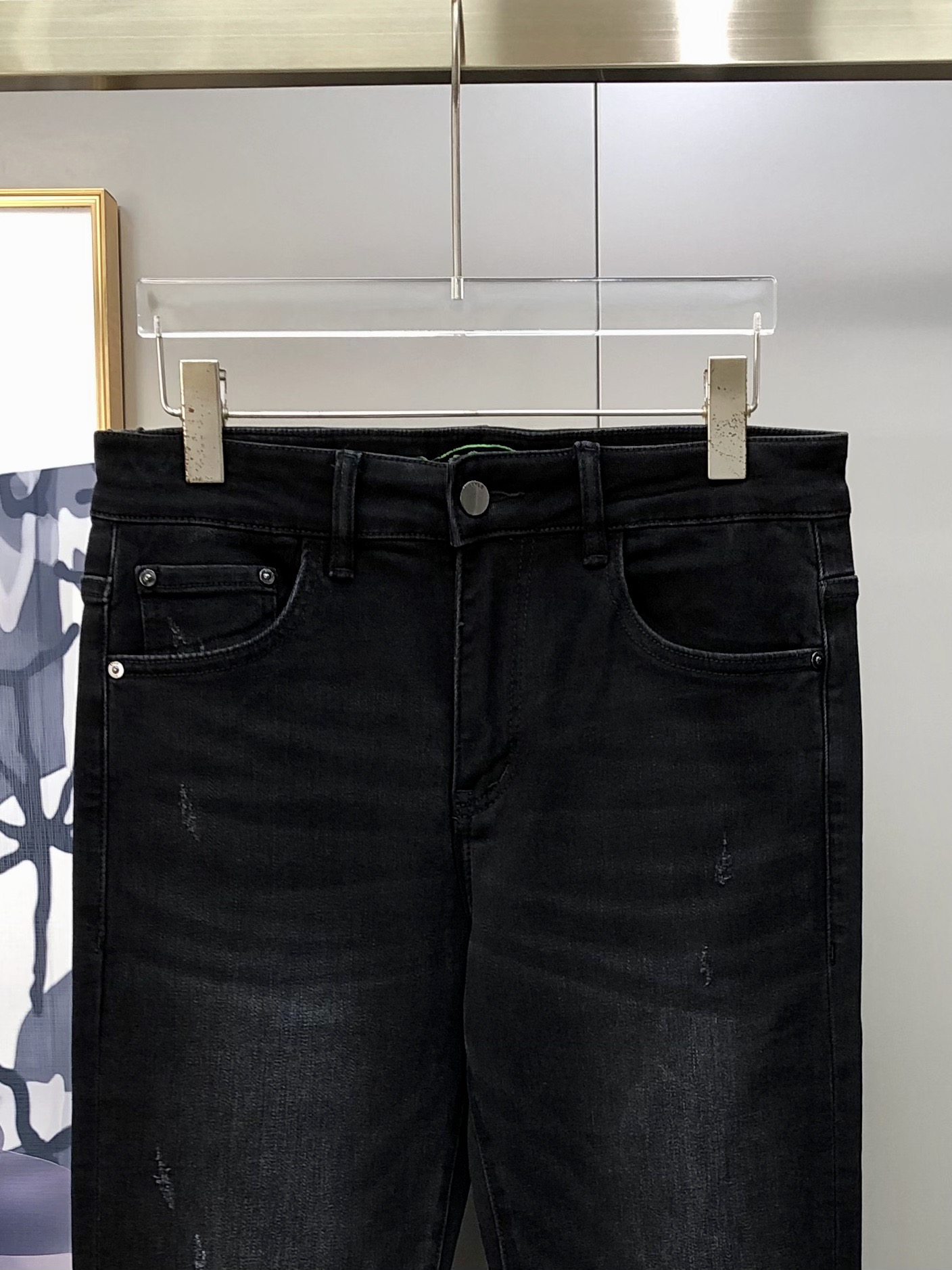 Chrome Hearts Male Jeans Cotton Slim Fit L