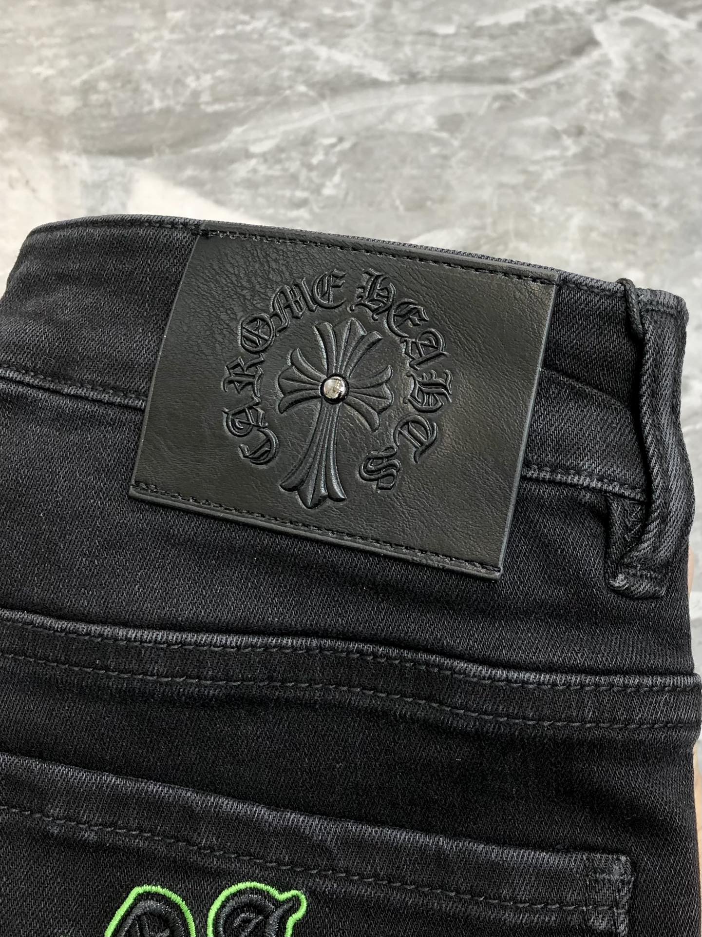 Chrome Hearts Male Jeans Cotton Slim Fit L