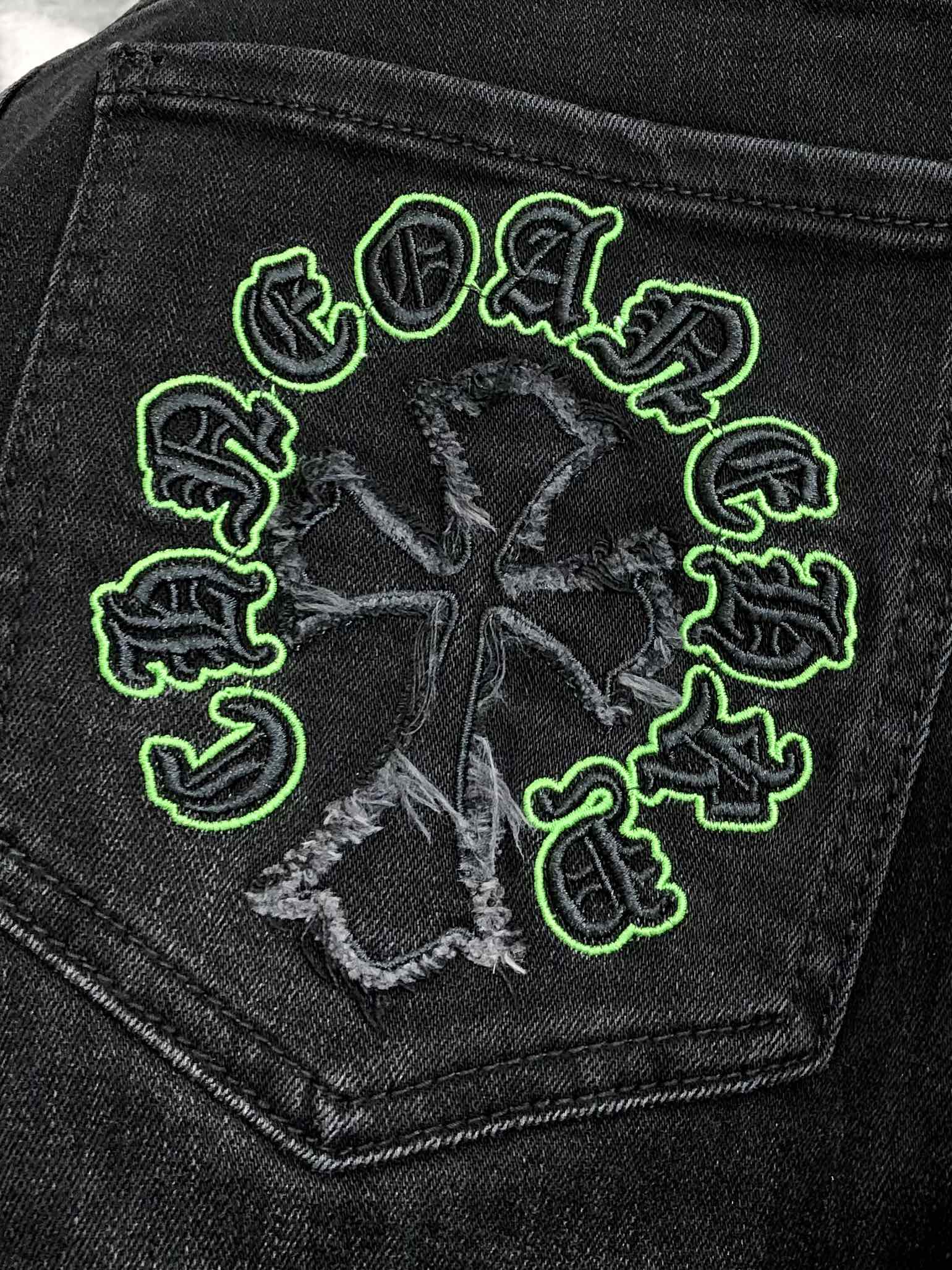 Chrome Hearts Male Jeans Cotton Slim Fit L