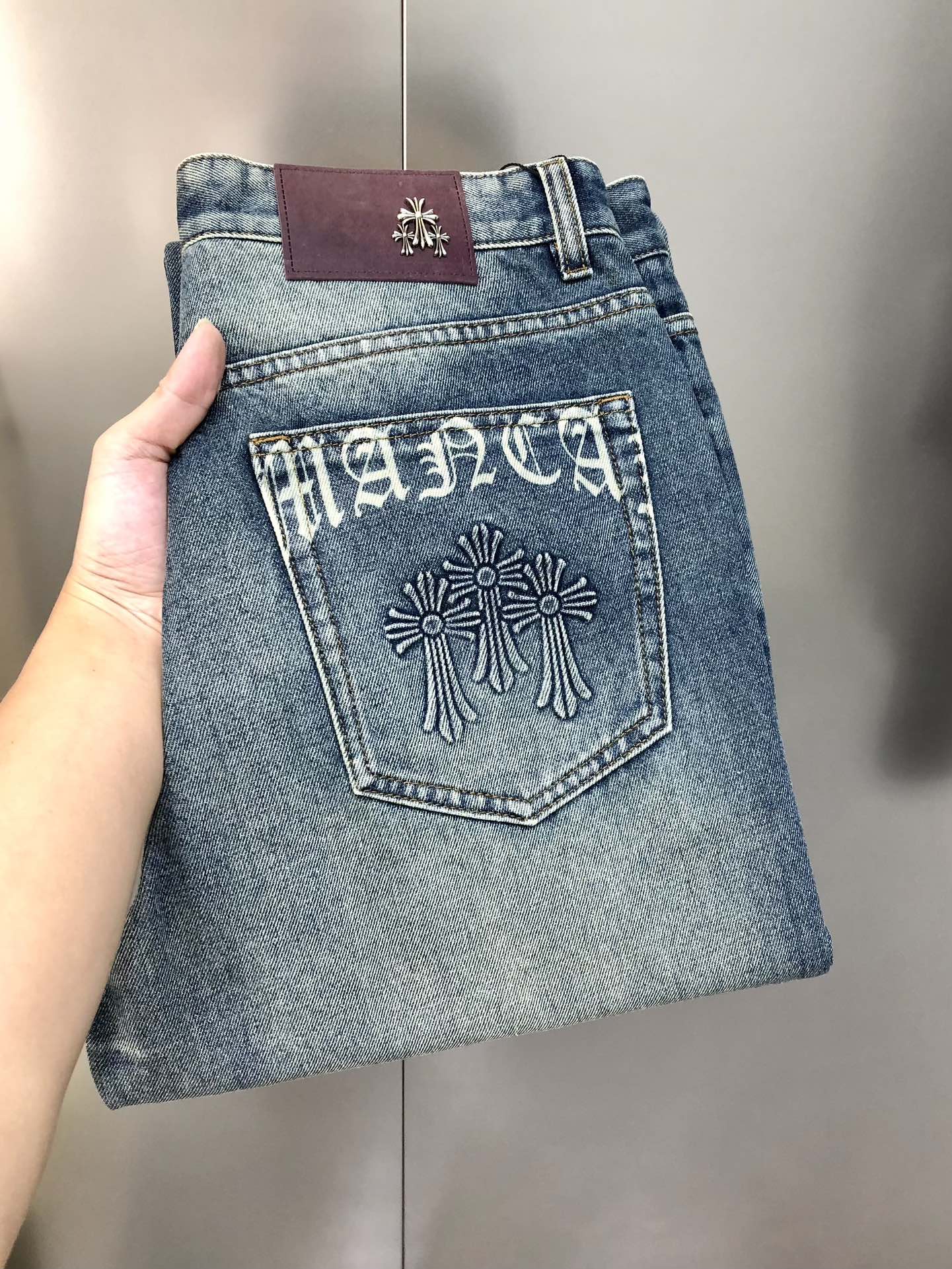 Chrome Hearts Male Jeans Cotton Printed L-38