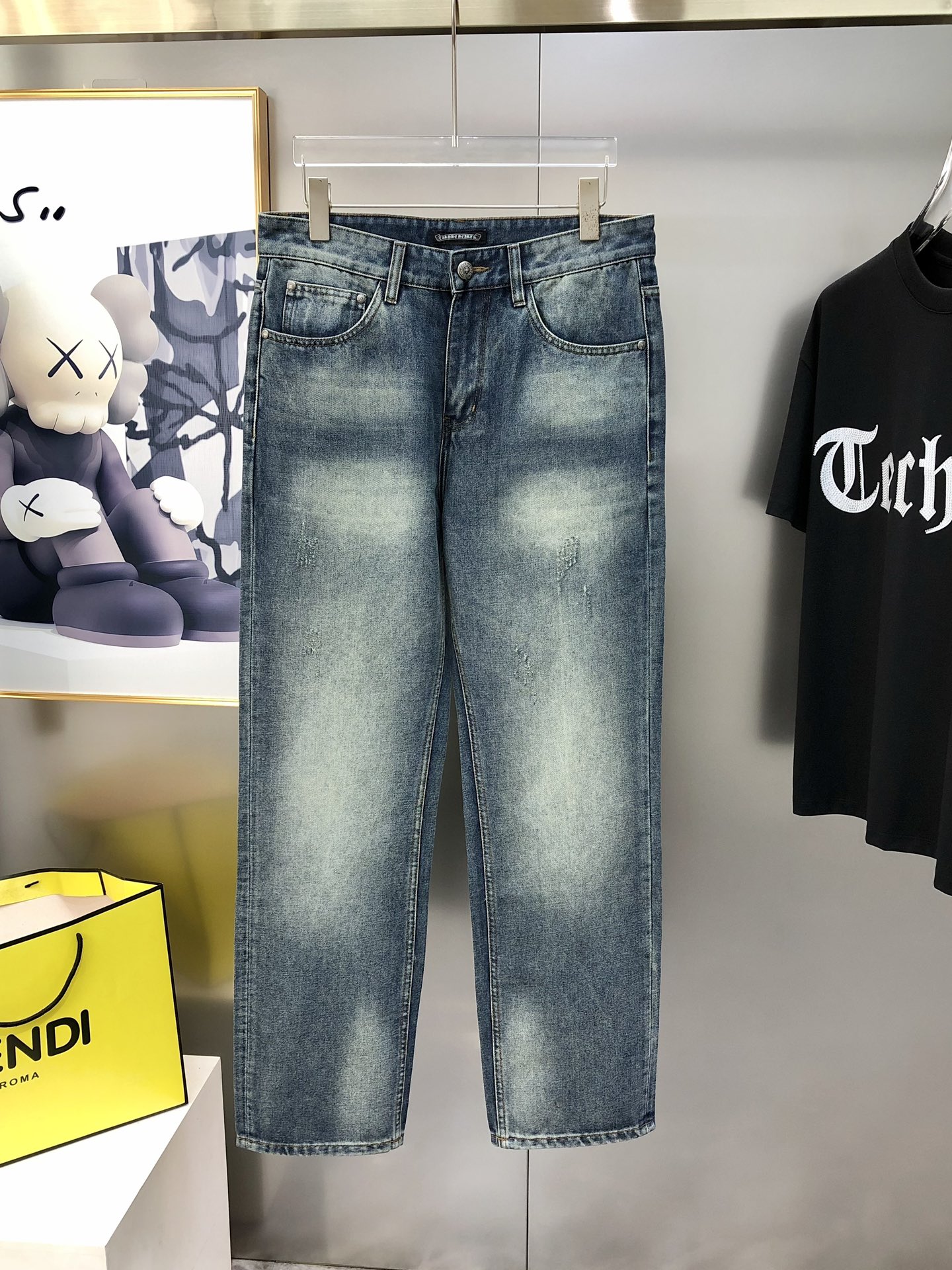 Chrome Hearts Male Jeans Cotton Printed L-38