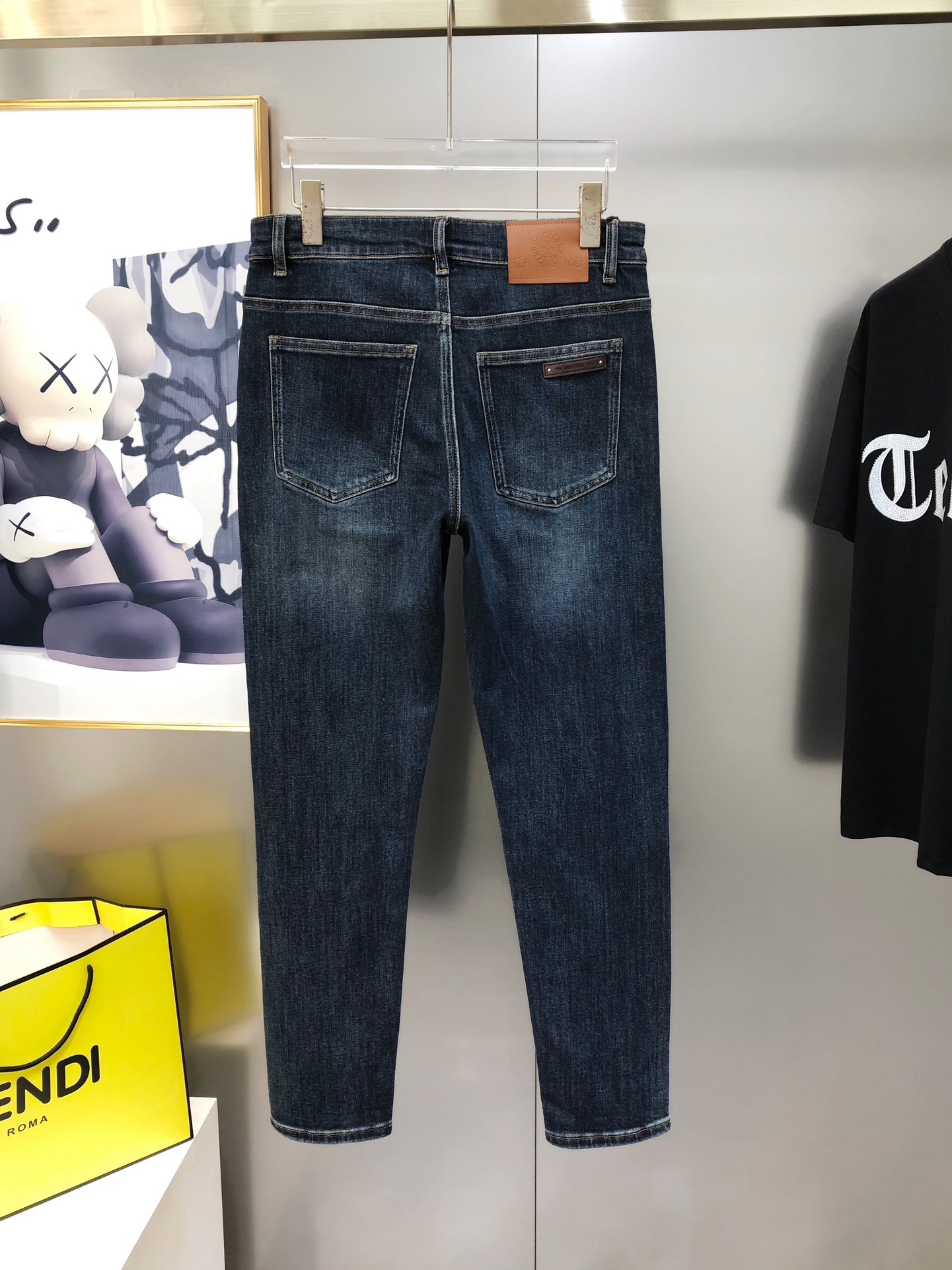 Chrome Hearts Male Jeans Cotton Slim Fit L