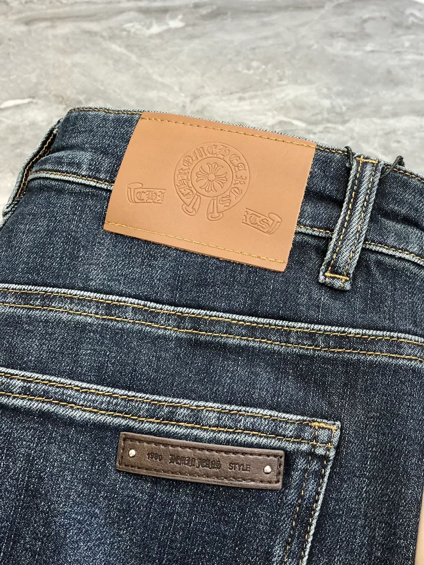 Chrome Hearts Male Jeans Cotton Slim Fit L