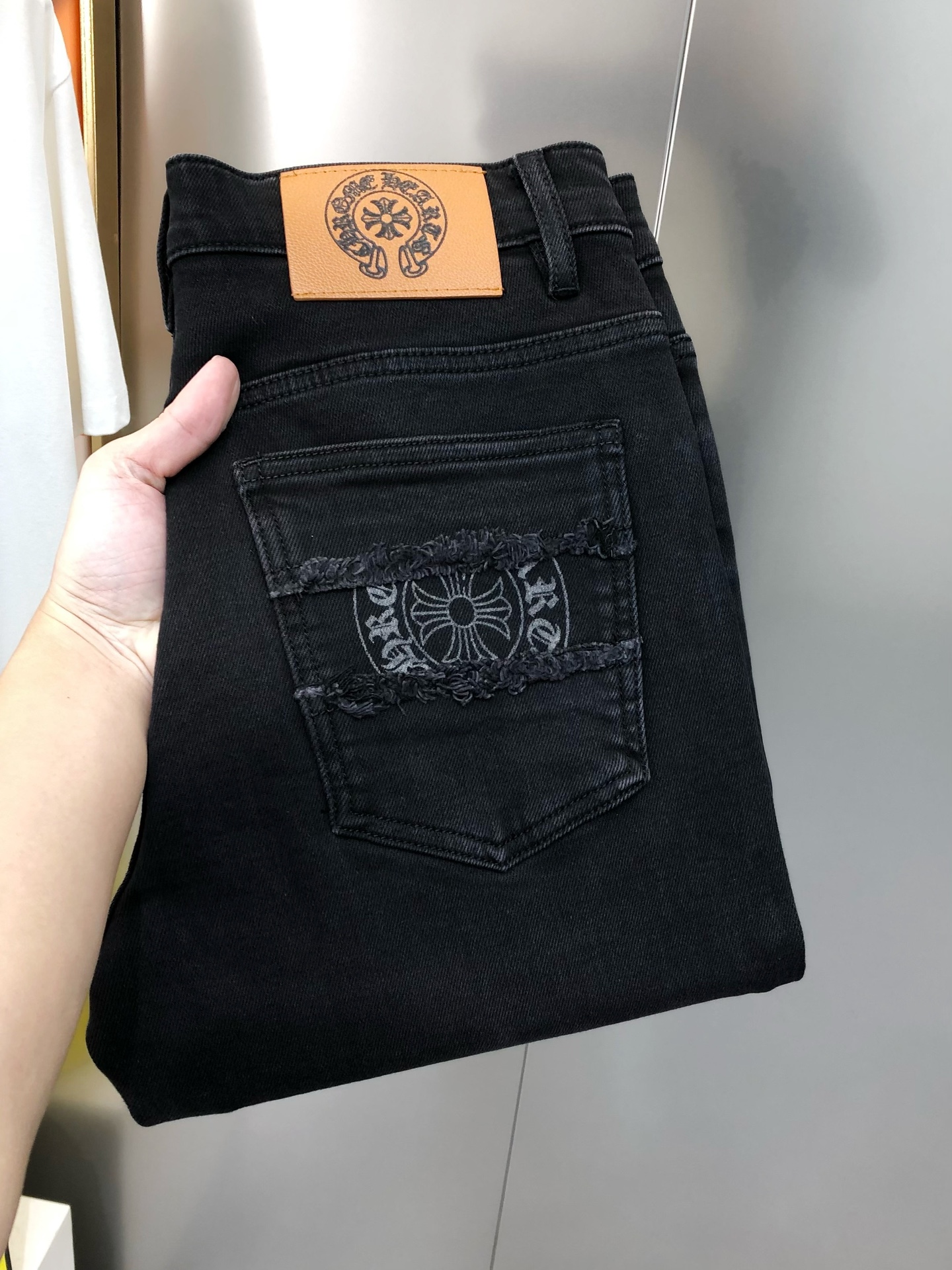 Chrome Hearts Male Jeans Cotton Printed L