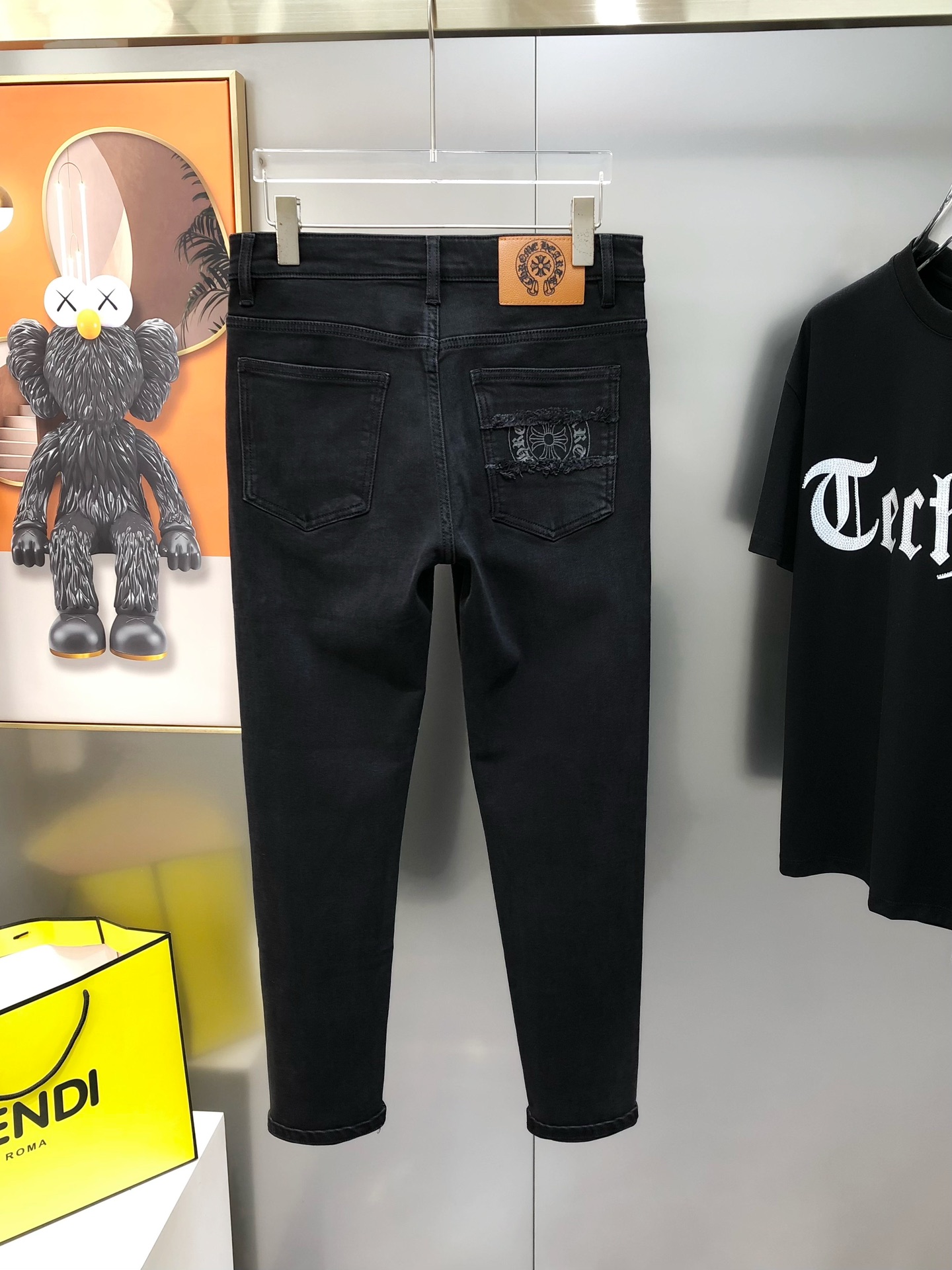 Chrome Hearts Male Jeans Cotton Printed L