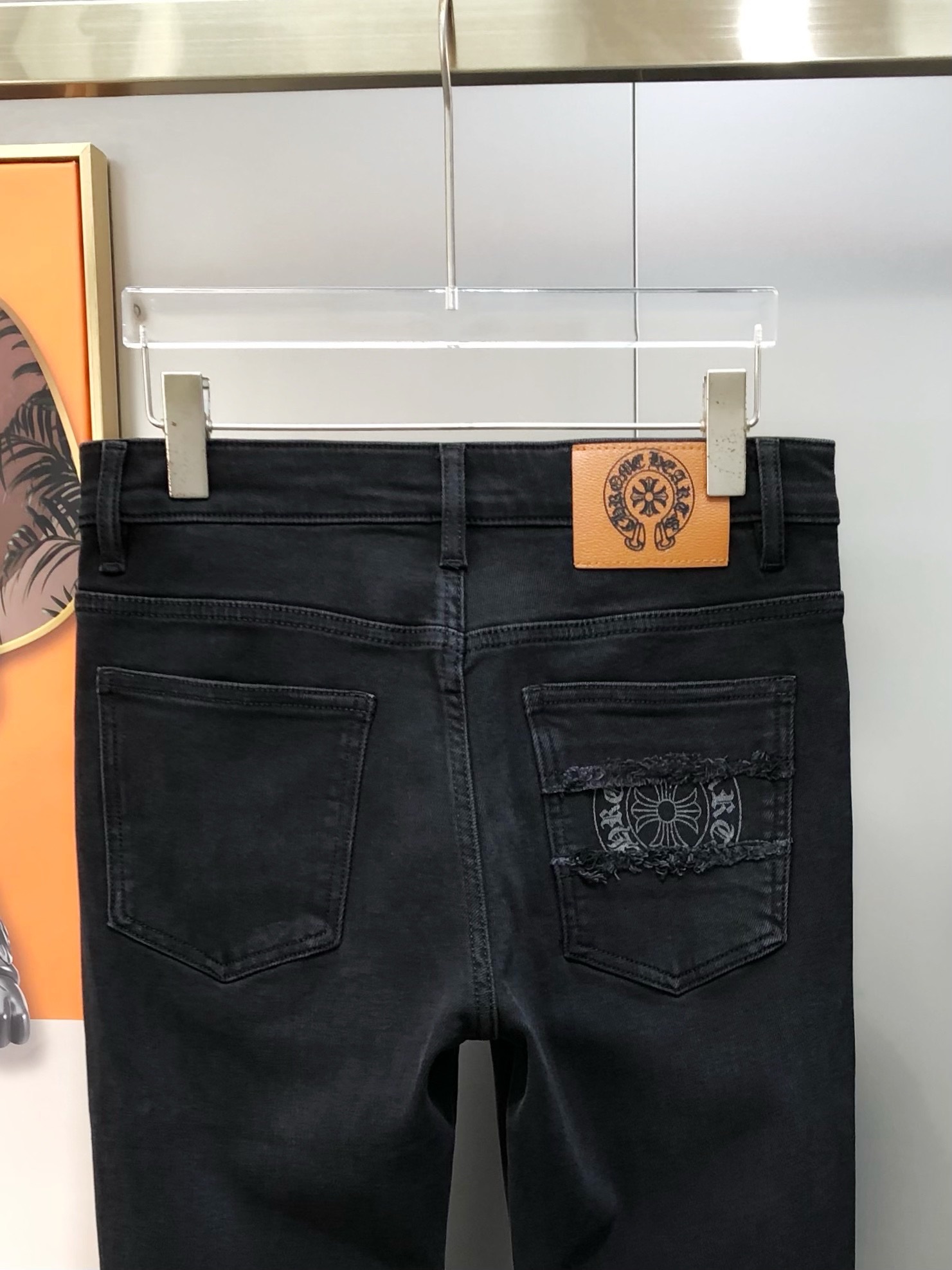 Chrome Hearts Male Jeans Cotton Printed L