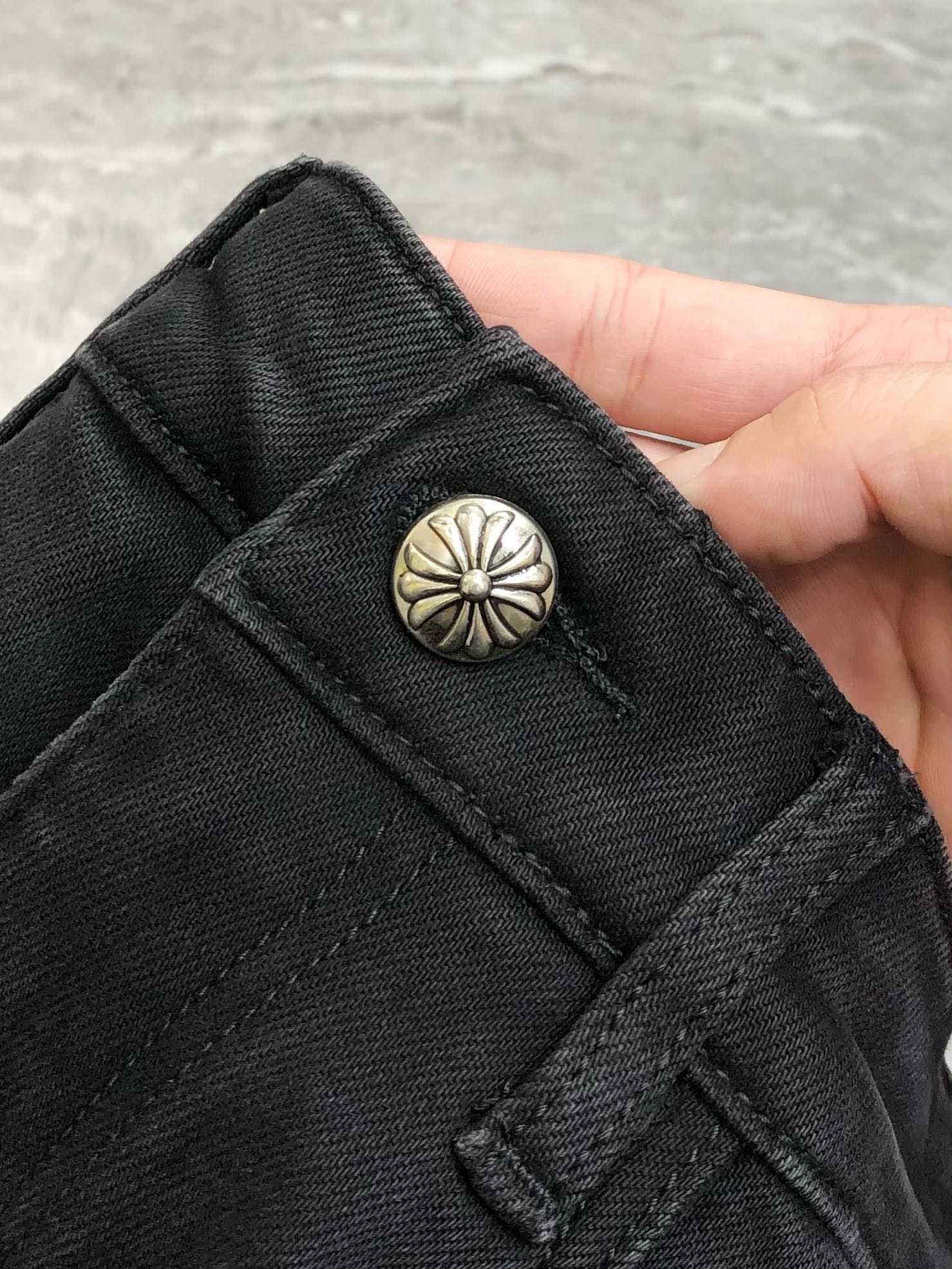 Chrome Hearts Male Jeans Cotton Printed L