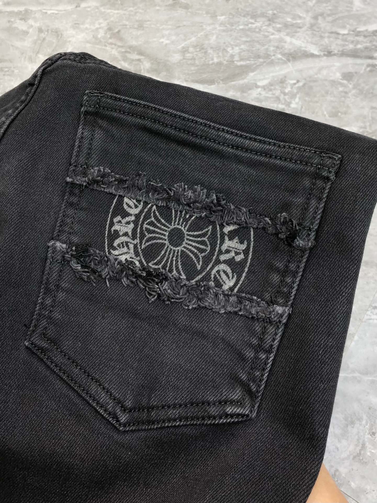 Chrome Hearts Male Jeans Cotton Printed L