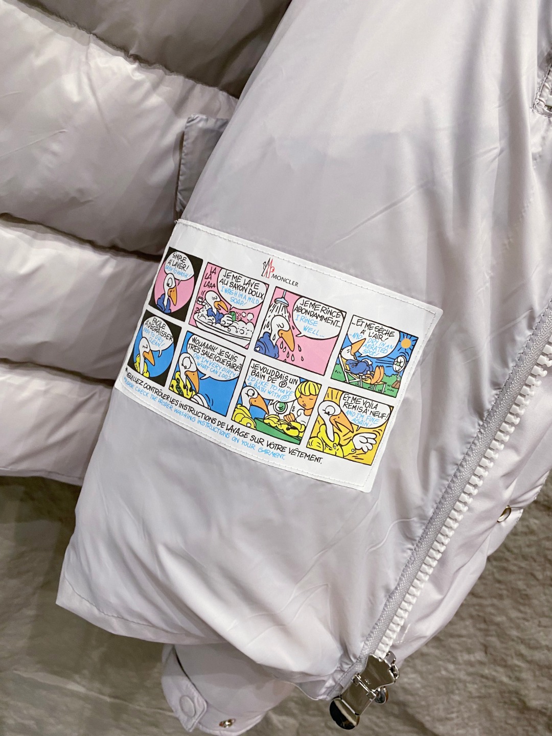 Moncler Down Jacket Polyester Black S-m-l