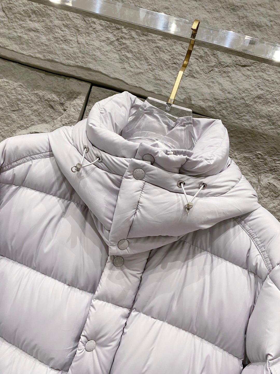 Moncler Down Jacket Polyester Black S-m-l