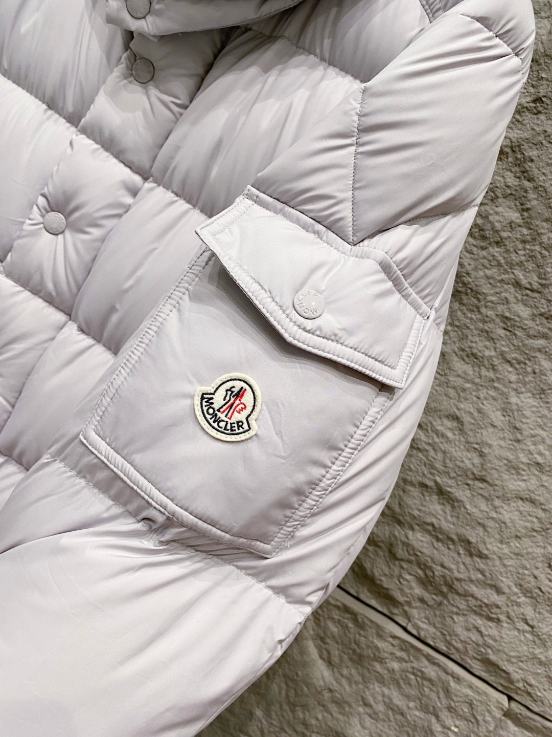 Moncler Down Jacket Polyester Black S-m-l