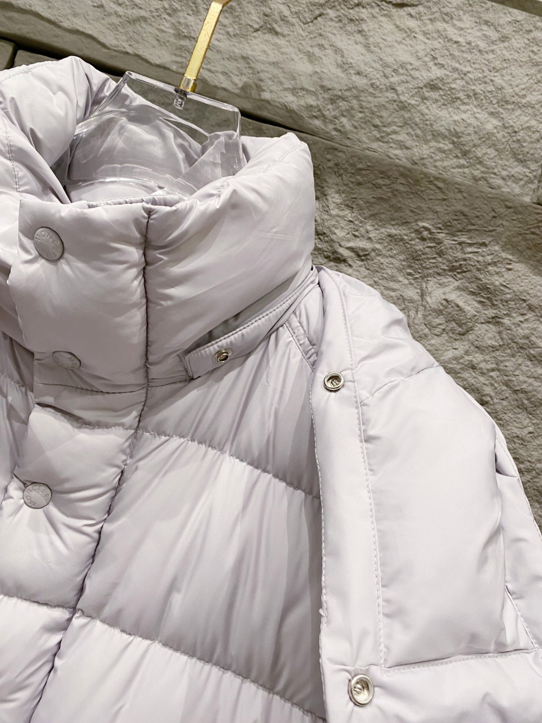 Moncler Down Jacket Polyester Black S-m-l