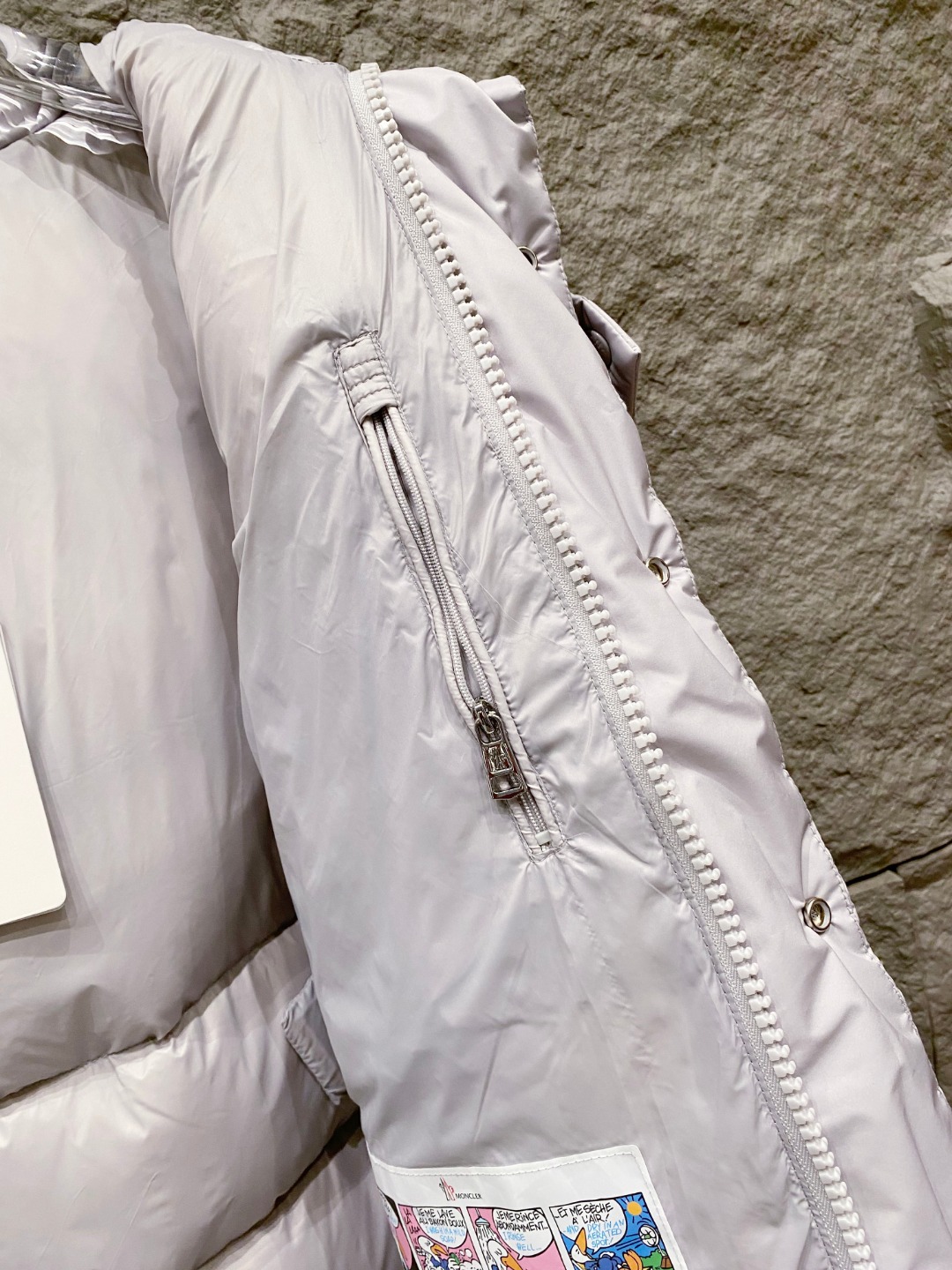 Moncler Down Jacket Polyester Black S-m-l