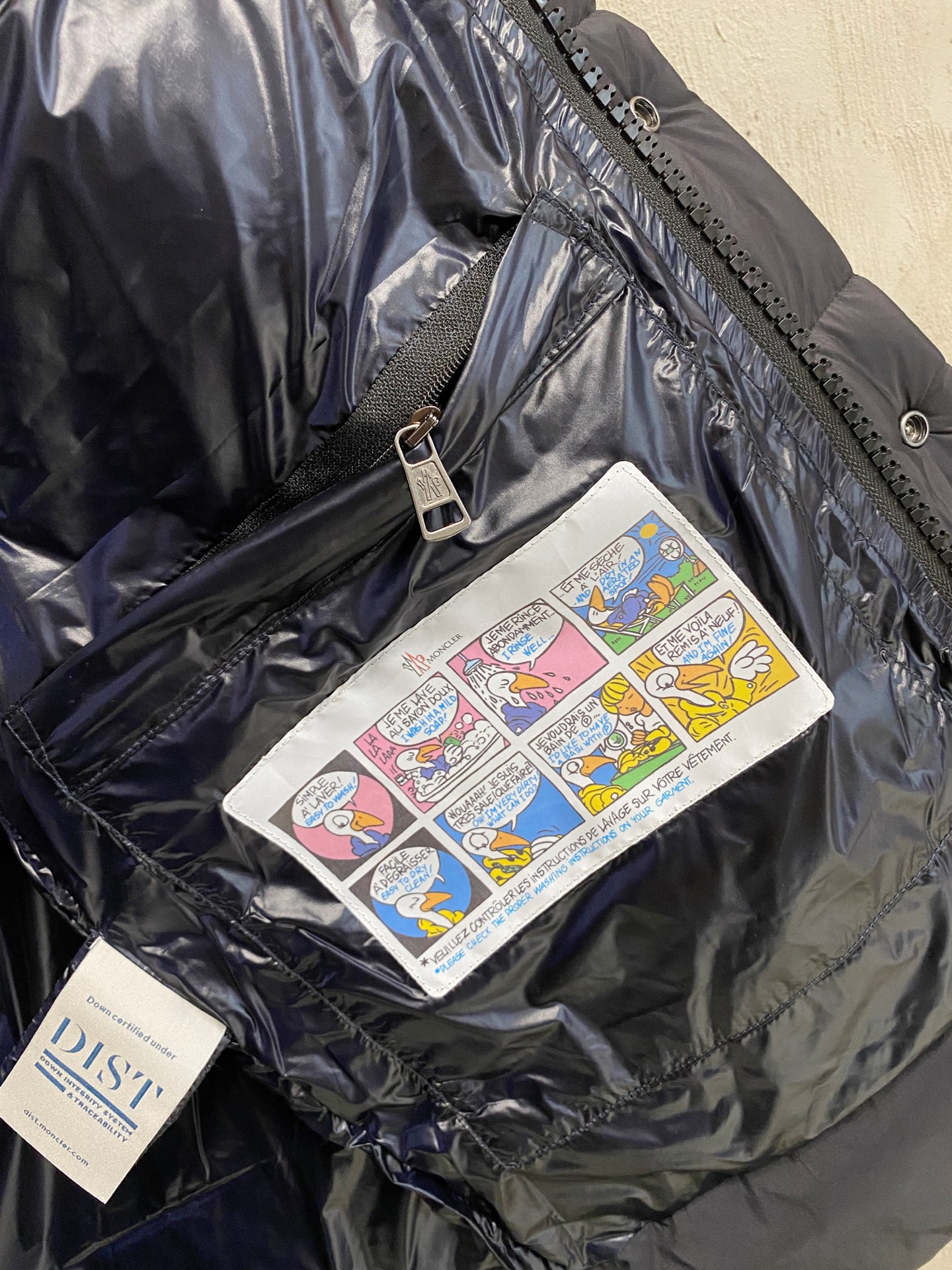 Fendi Male Down Vest White Duck Down Black Loose Fit M-l