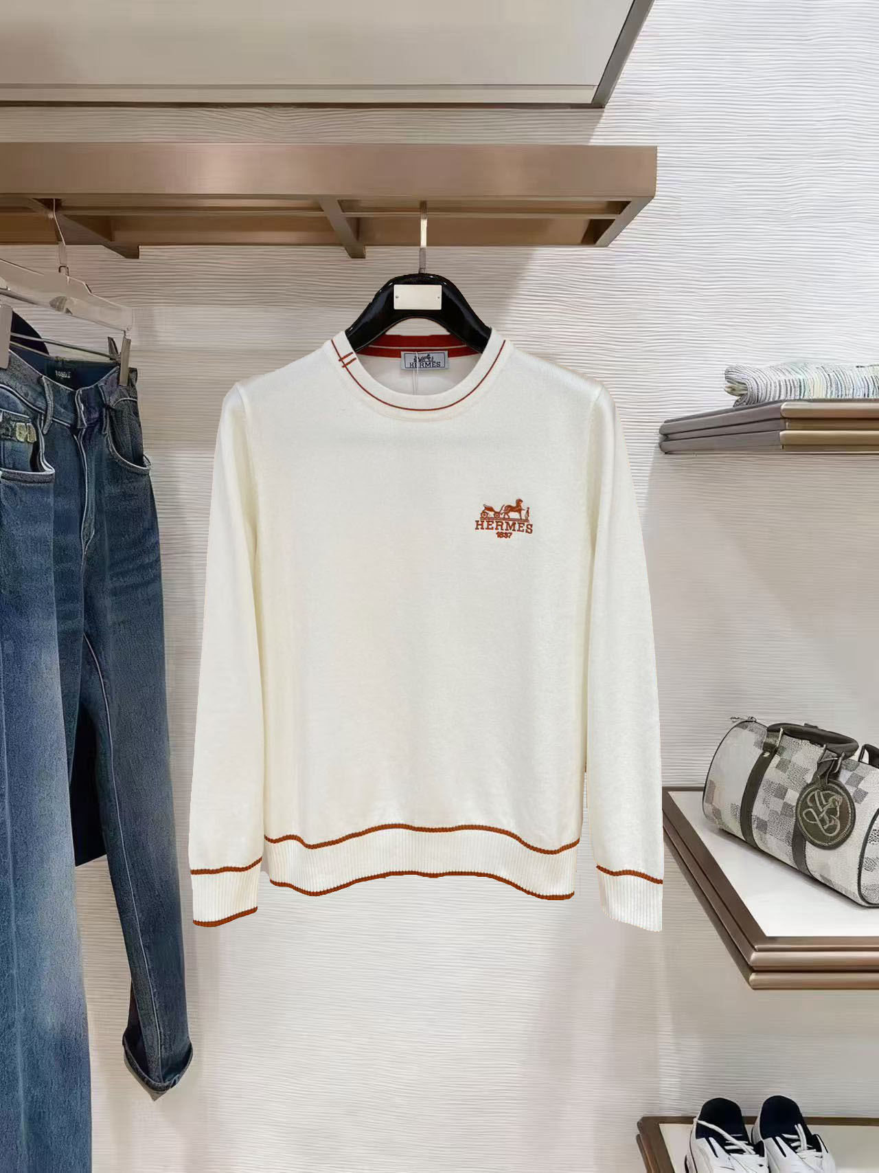 Hermès Basic Clothing Wool M-xl