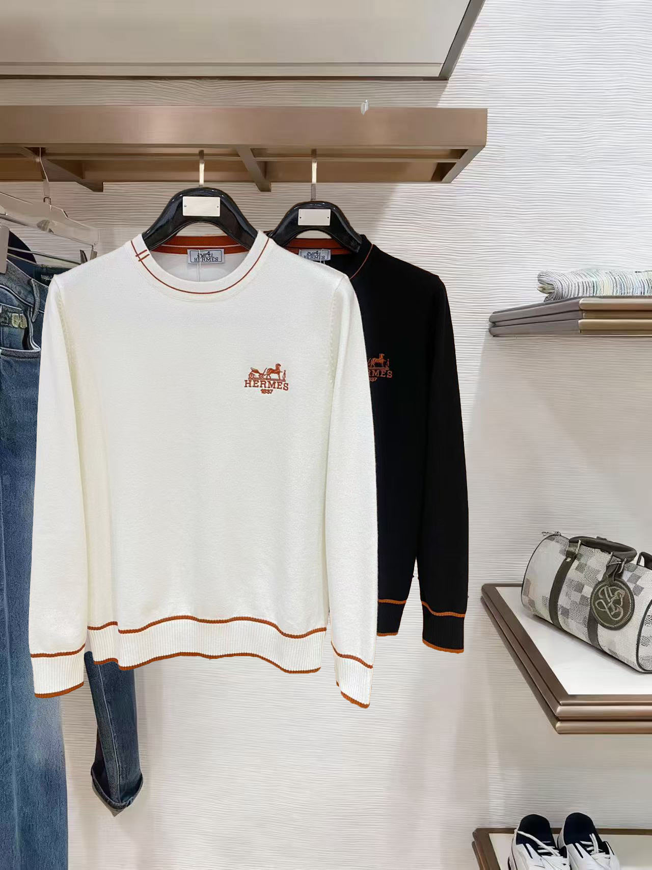 Hermès Basic Clothing Wool M-xl