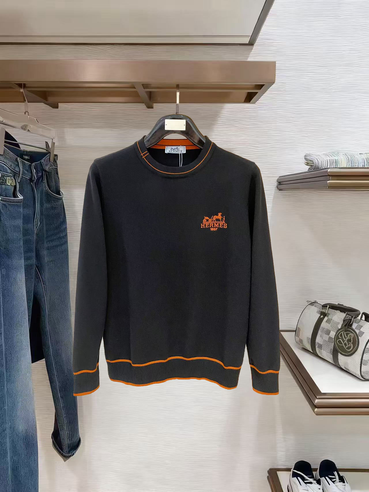 Hermès Basic Clothing Wool M-xl