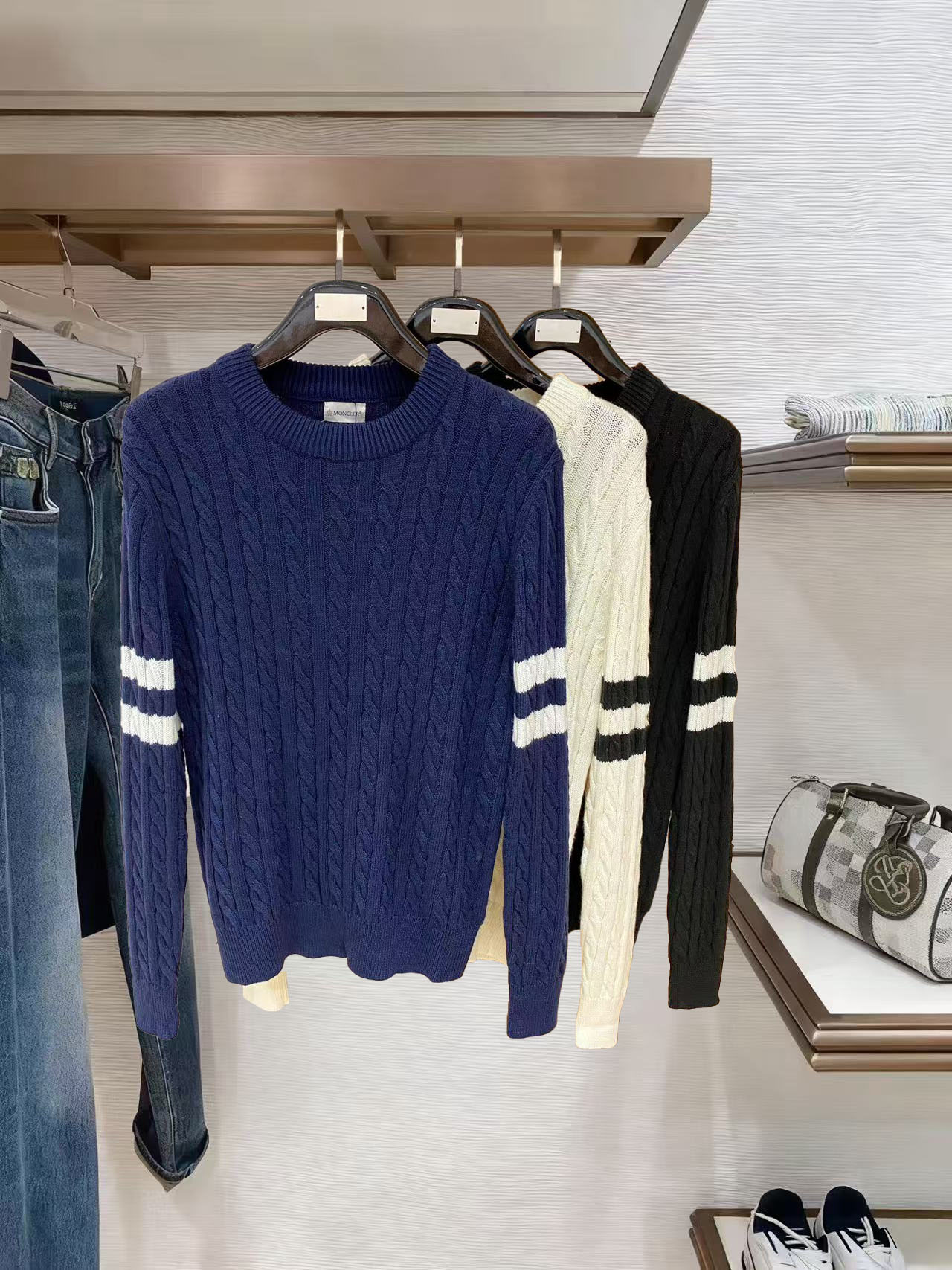 Moncler Basic Clothing Wool M-l-xl