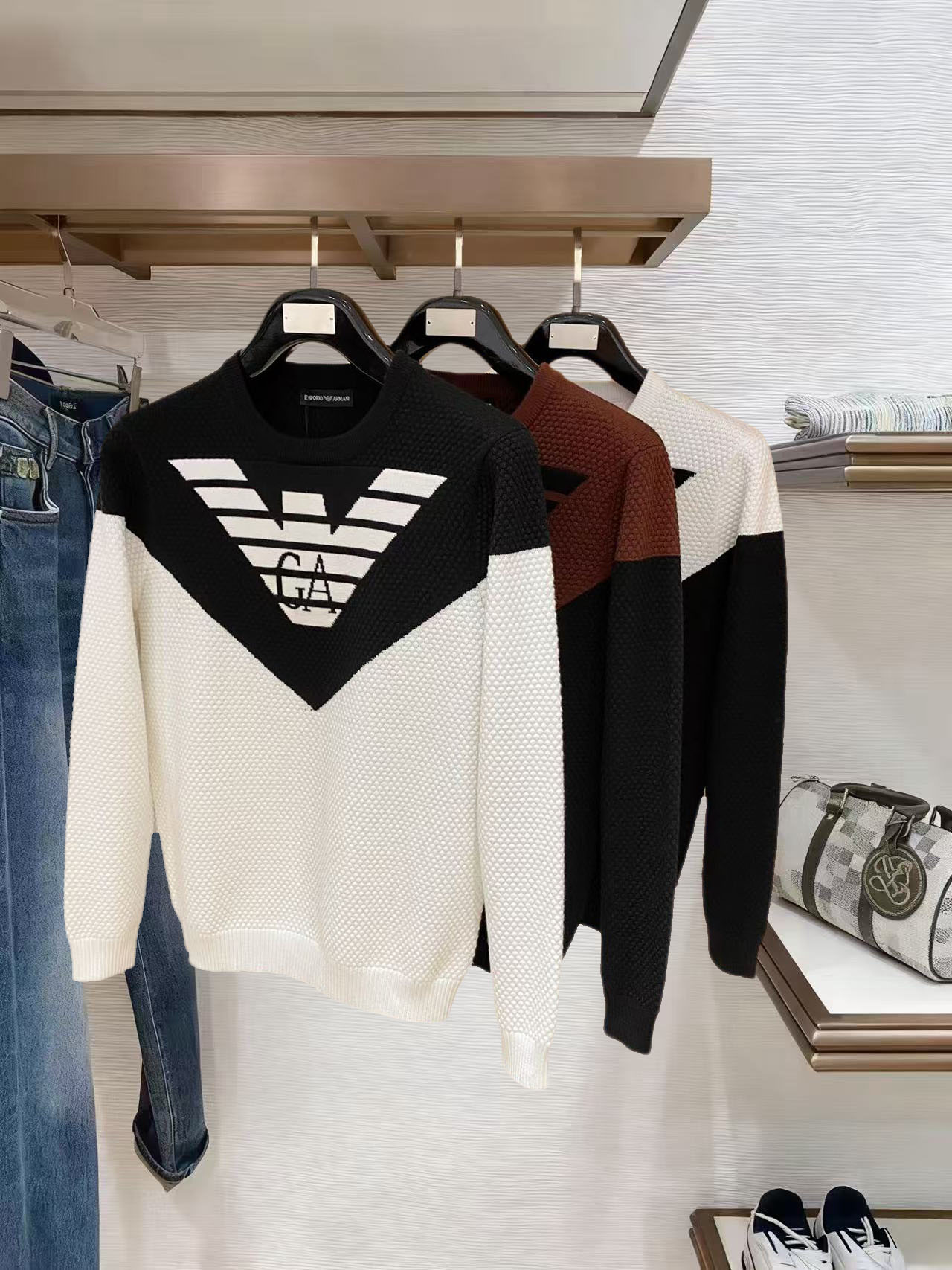 Armani Basic Clothing Wool M-xxl