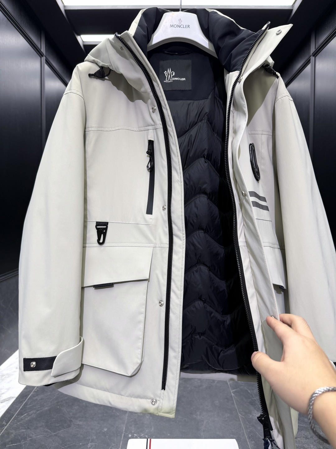 Moncler Female Down Jacket Black S-m-l