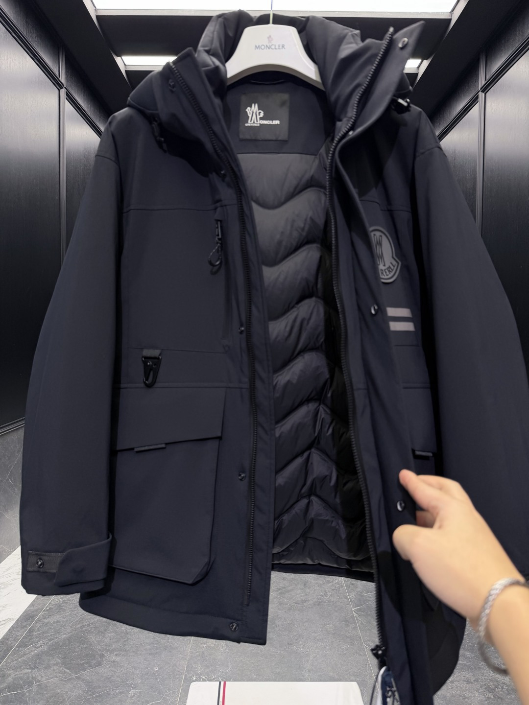 Moncler Female Down Jacket Black S-m-l