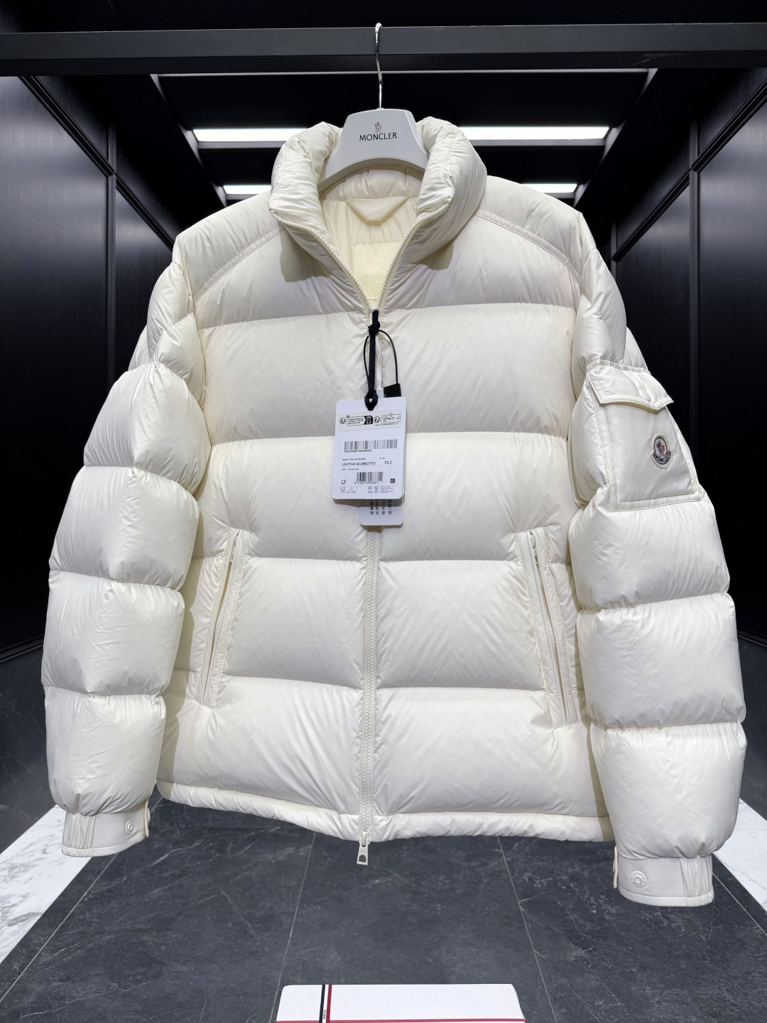 Moncler Male Down Jacket Goose Down Black S-m-l