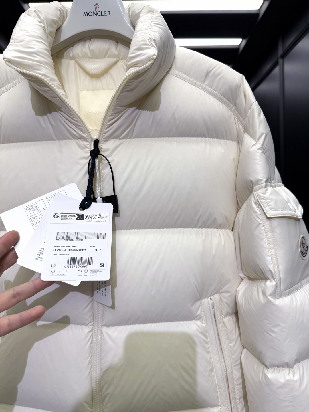 Moncler Male Down Jacket Goose Down Black S-m-l