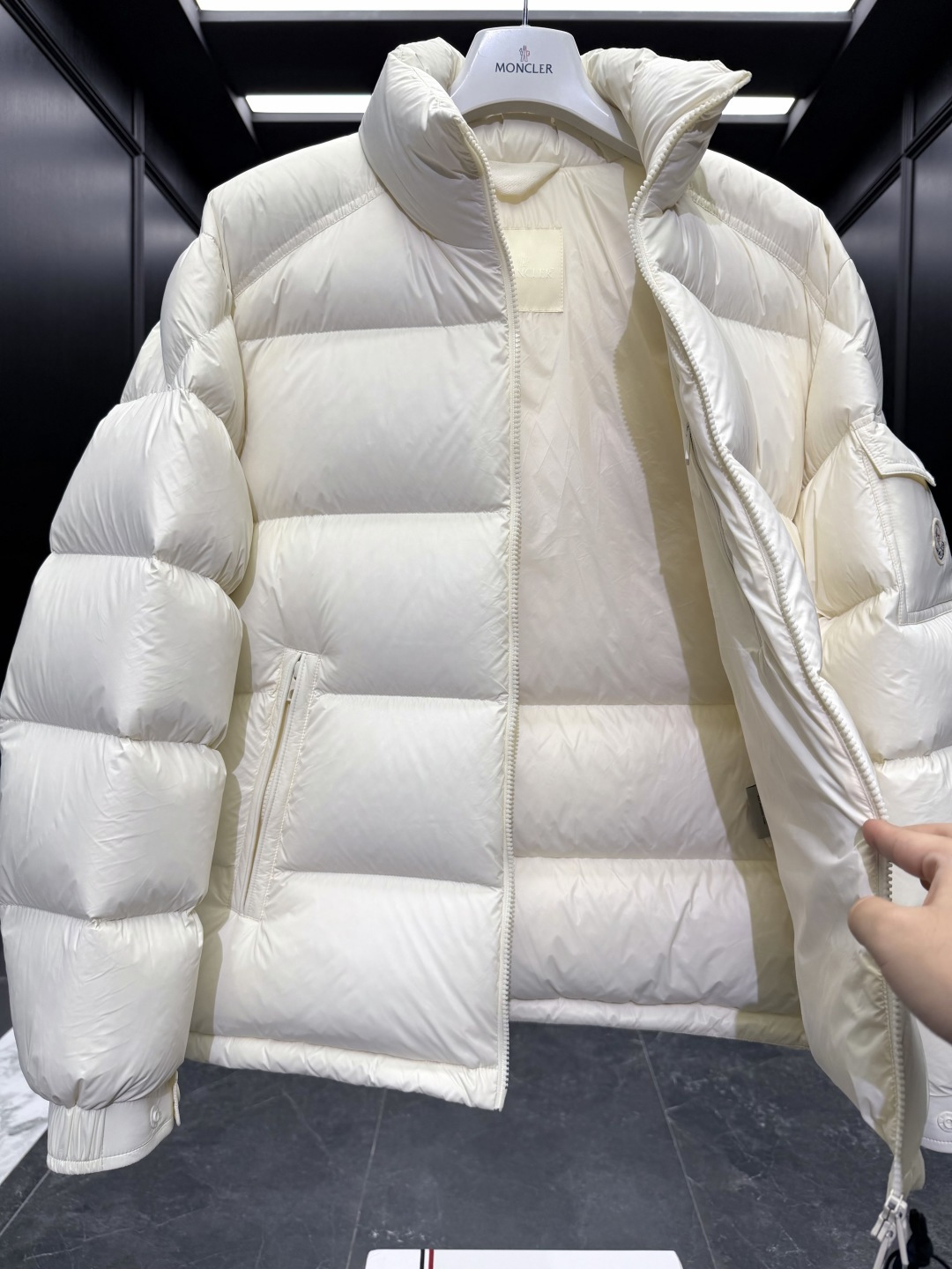 Moncler Male Down Jacket Goose Down Black S-m-l
