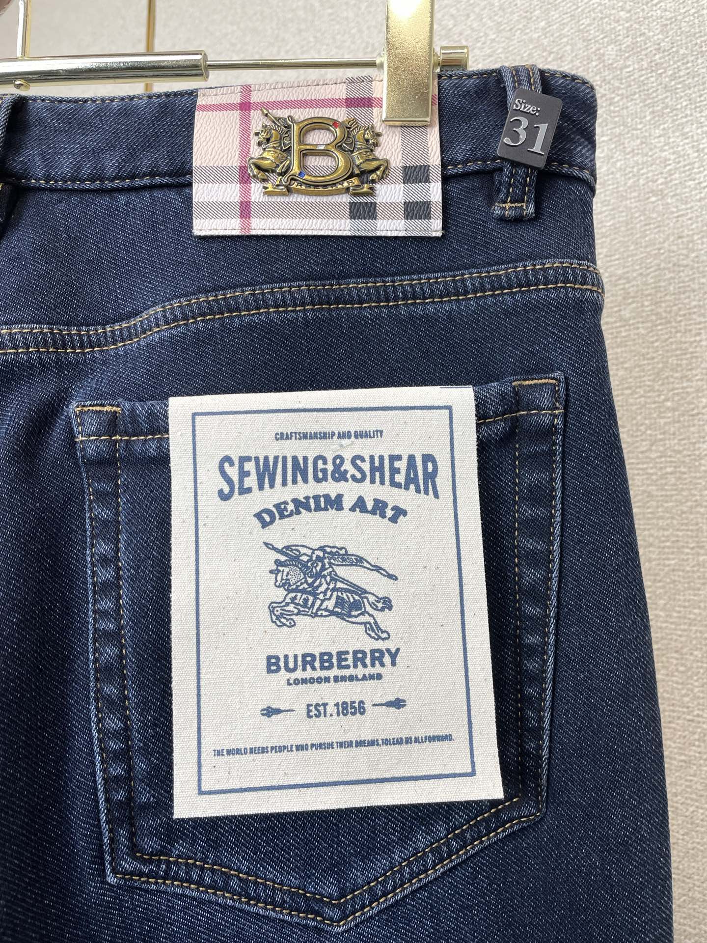 Burberry Jeans Fleece Lined