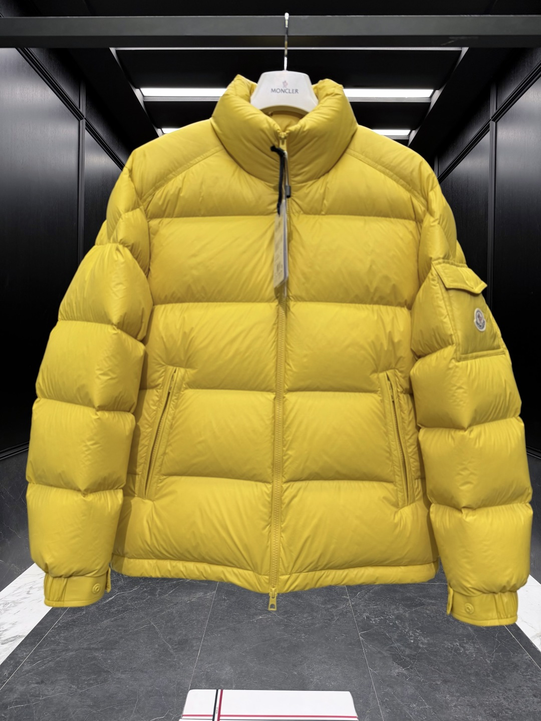Moncler Male Down Jacket Goose Down Black S-m-l