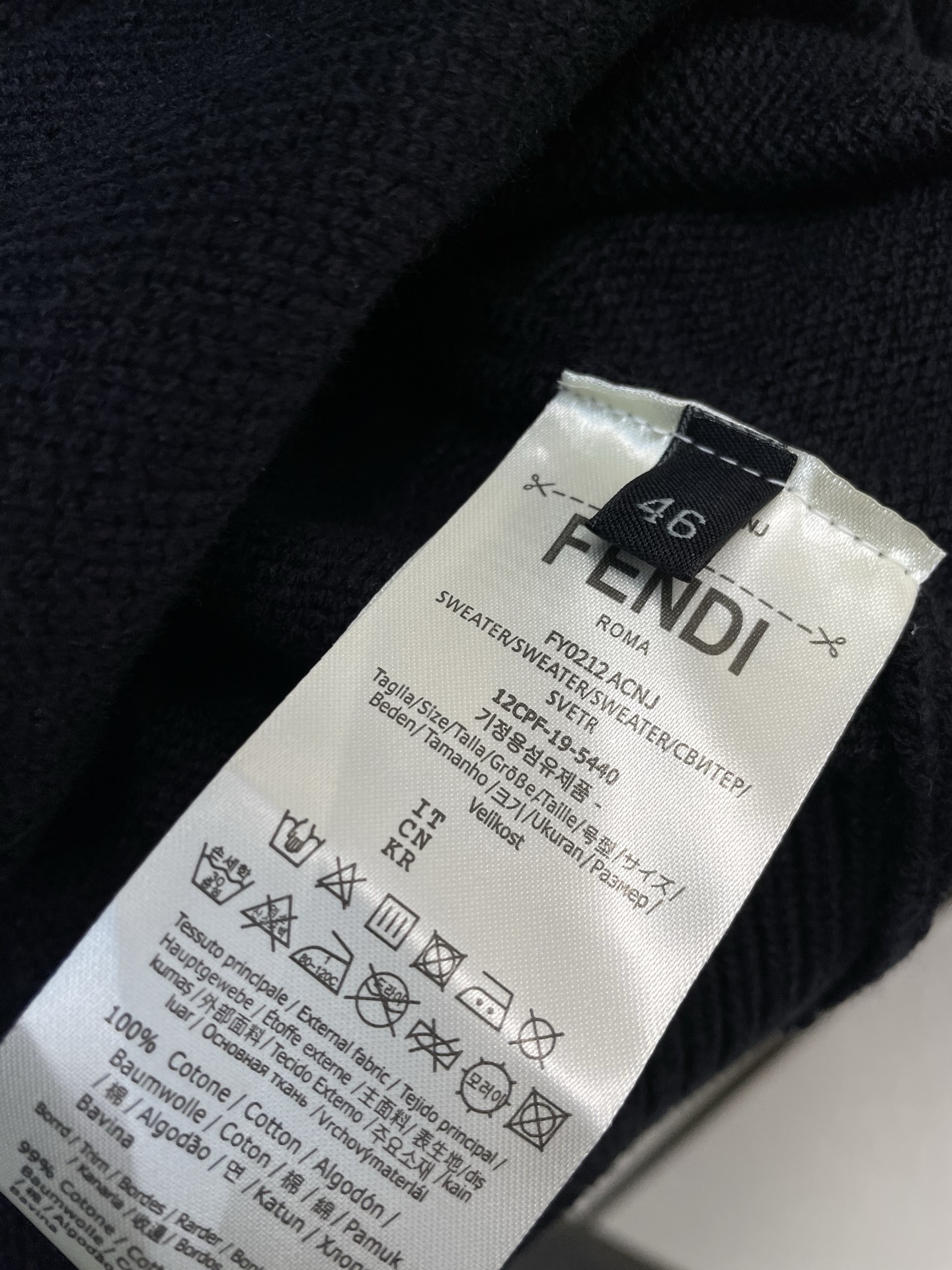 Fendi Male Basic Clothing S-xl