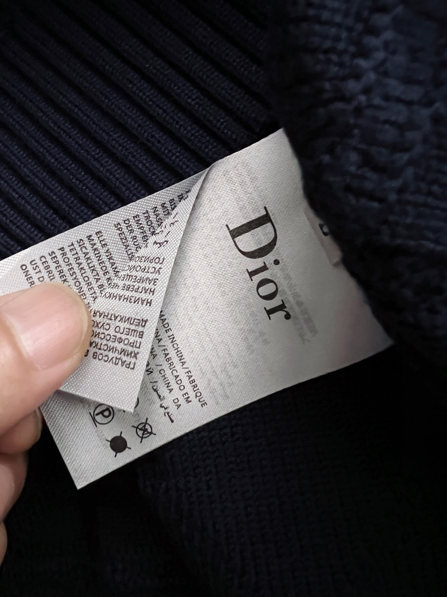 Dior Basic Clothing Knitted Black S-m-l-xxxl