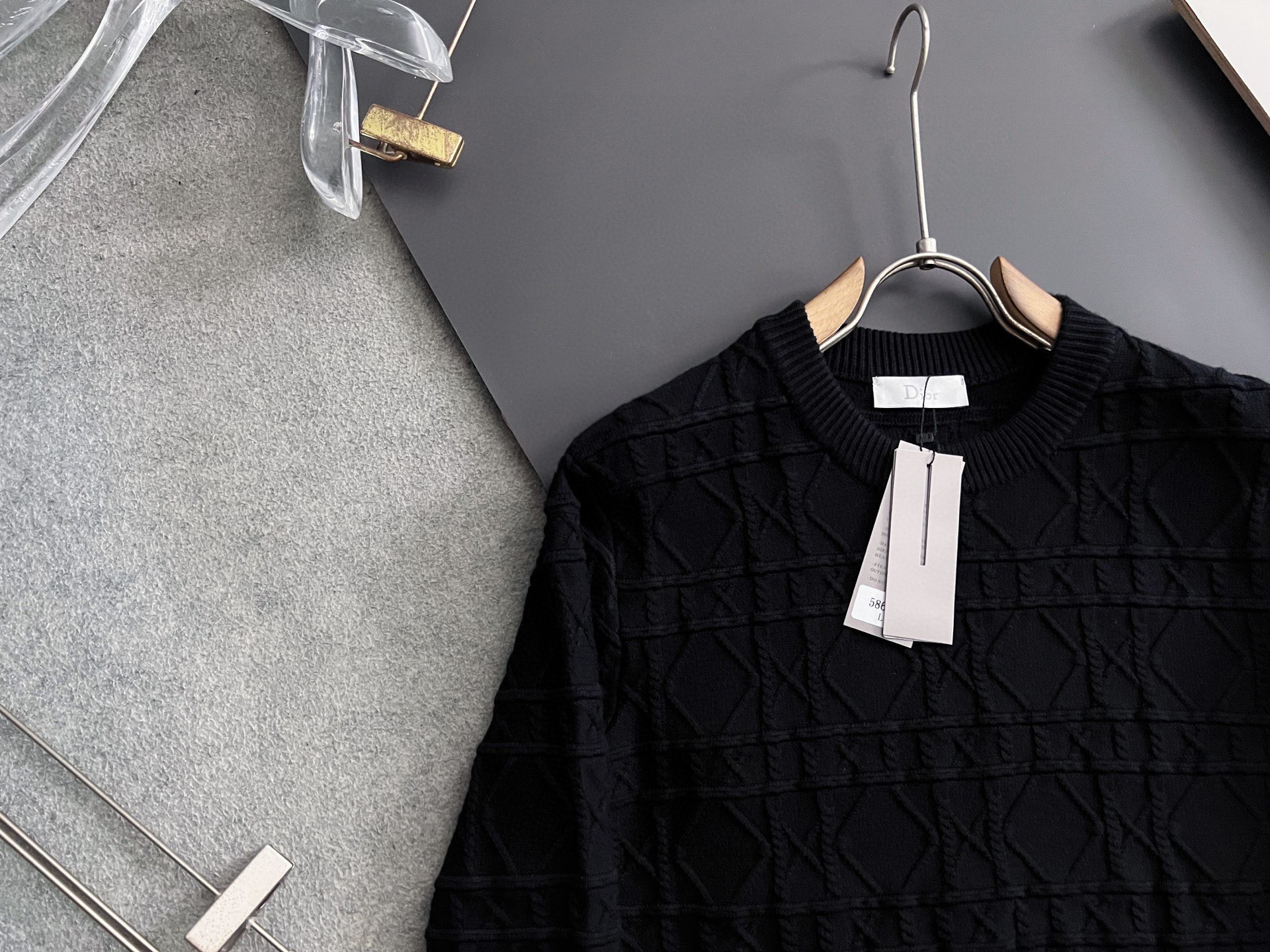 Dior Basic Clothing Knitted Black S-m-l-xxxl